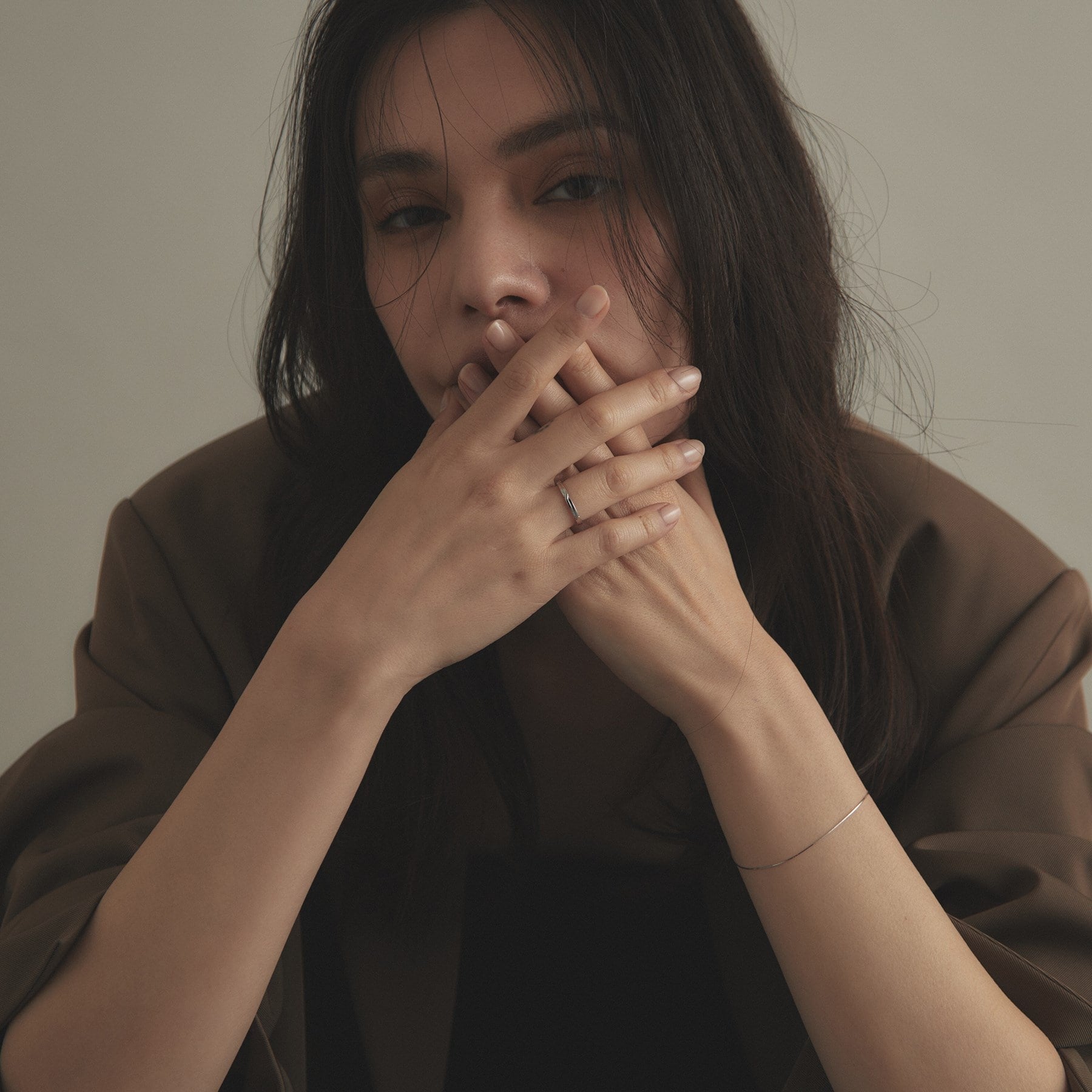 ココシュニック COCOSHNIK コンパクトチェーン ブレスレット(WG) (ホワイトゴールド) ホワイトゴールド(200)