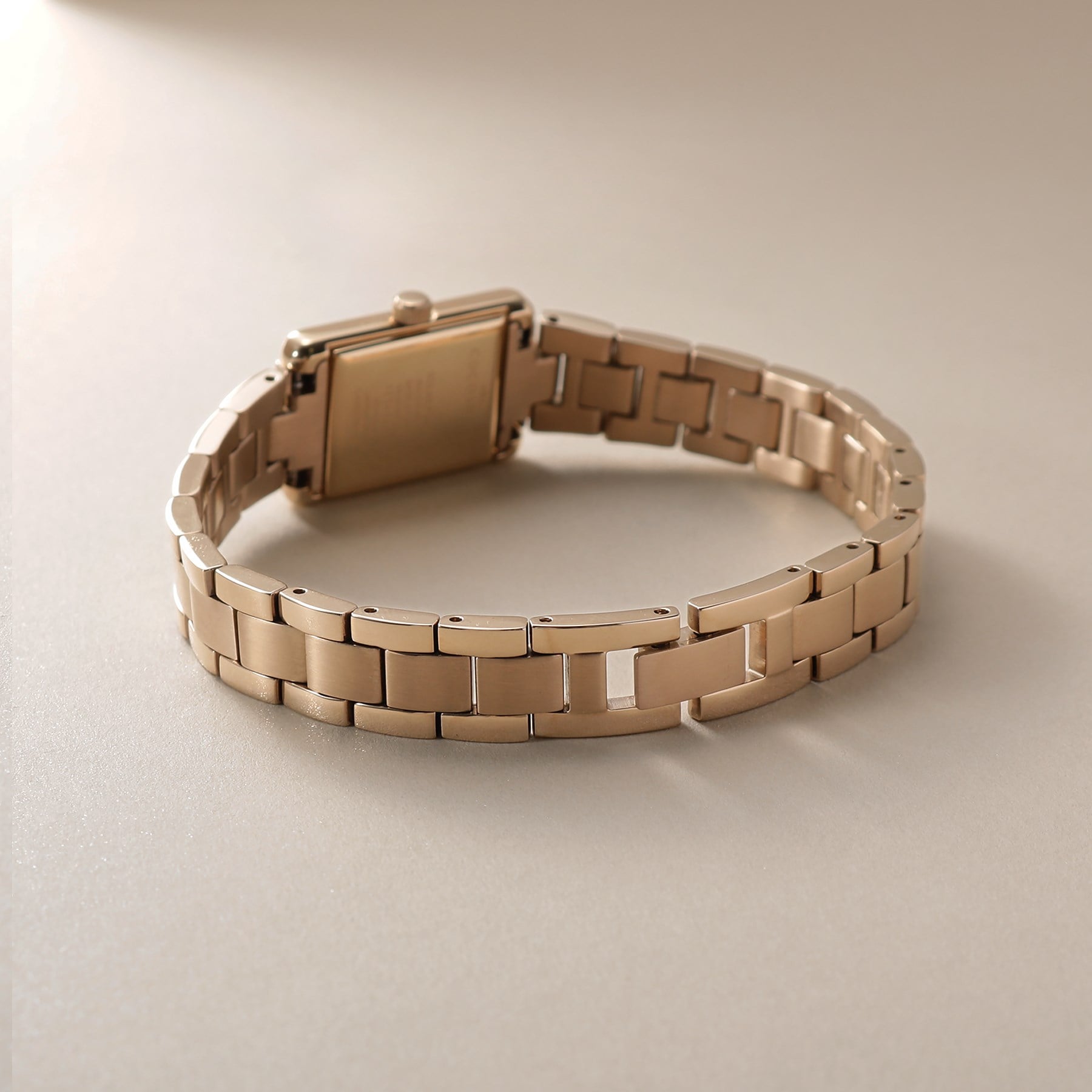 COCOSHNIK RG Square Metal Band Watch