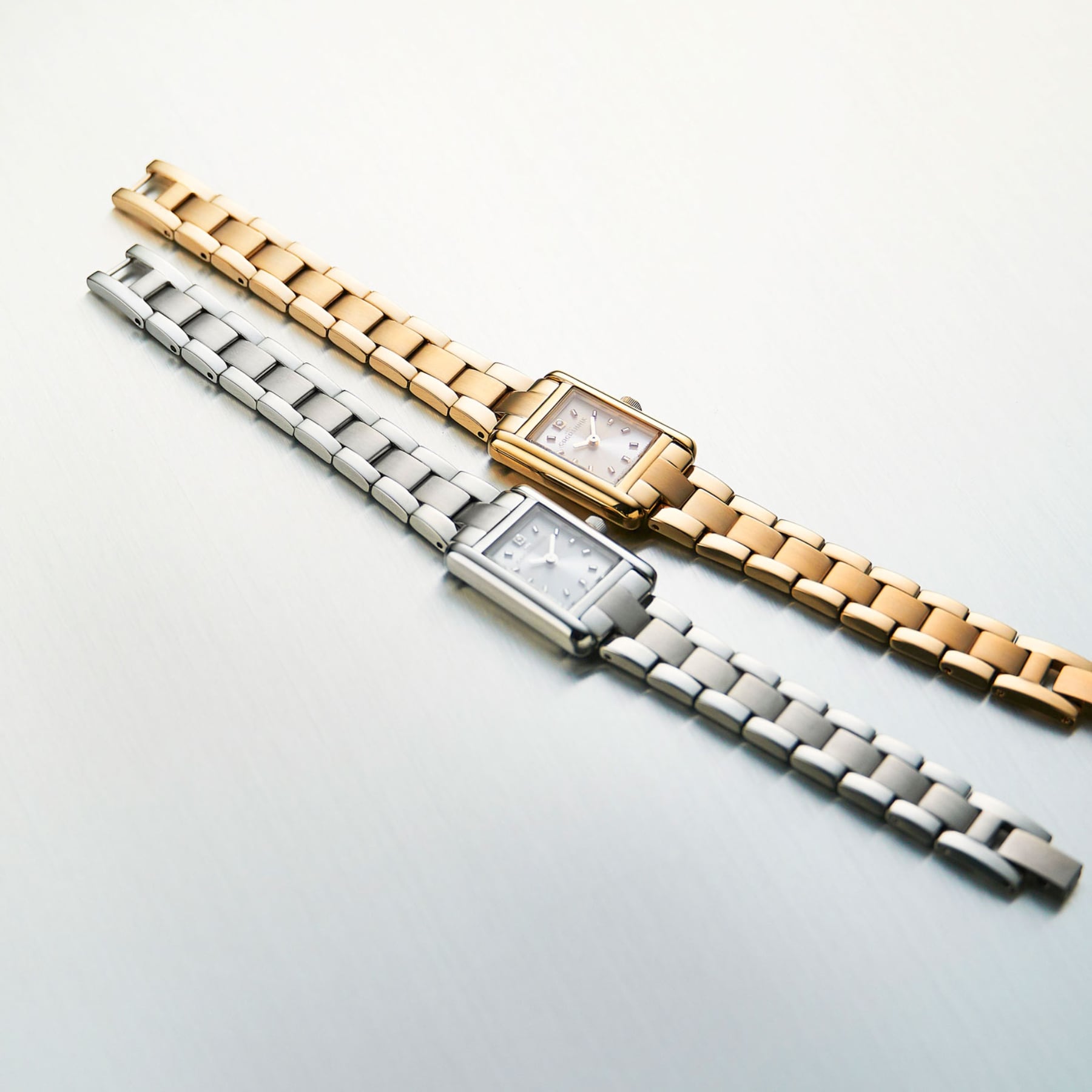 COCOSHNIK RG Square Metal Band Watch