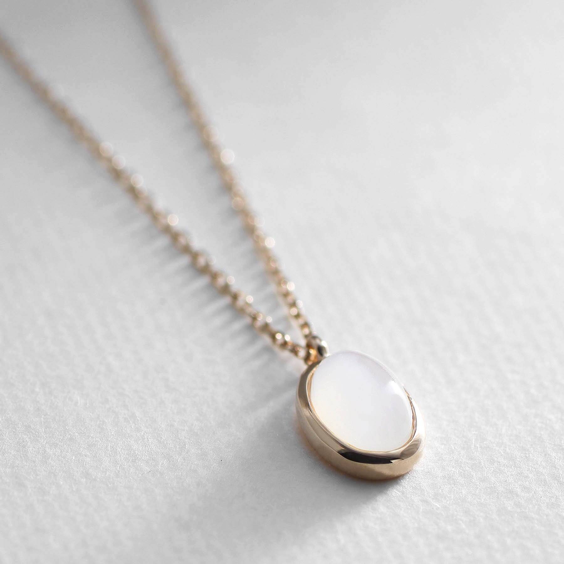 COCOSHNIK COCOSHNIK 【WEB Exclusive】K10 Moonstone Necklace