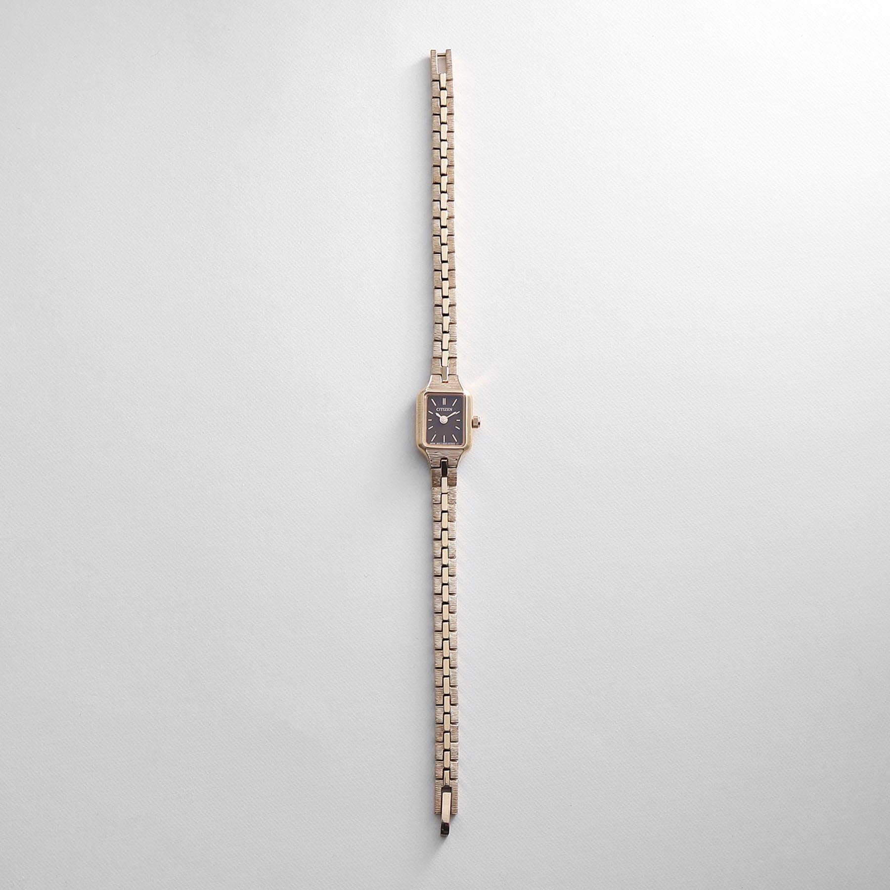 ココシュニック COCOSHNIK RG Kii:別注モデルスクエア ウォッチ(ブラウン) (ローズゴールド(100)) ローズゴールド(100)