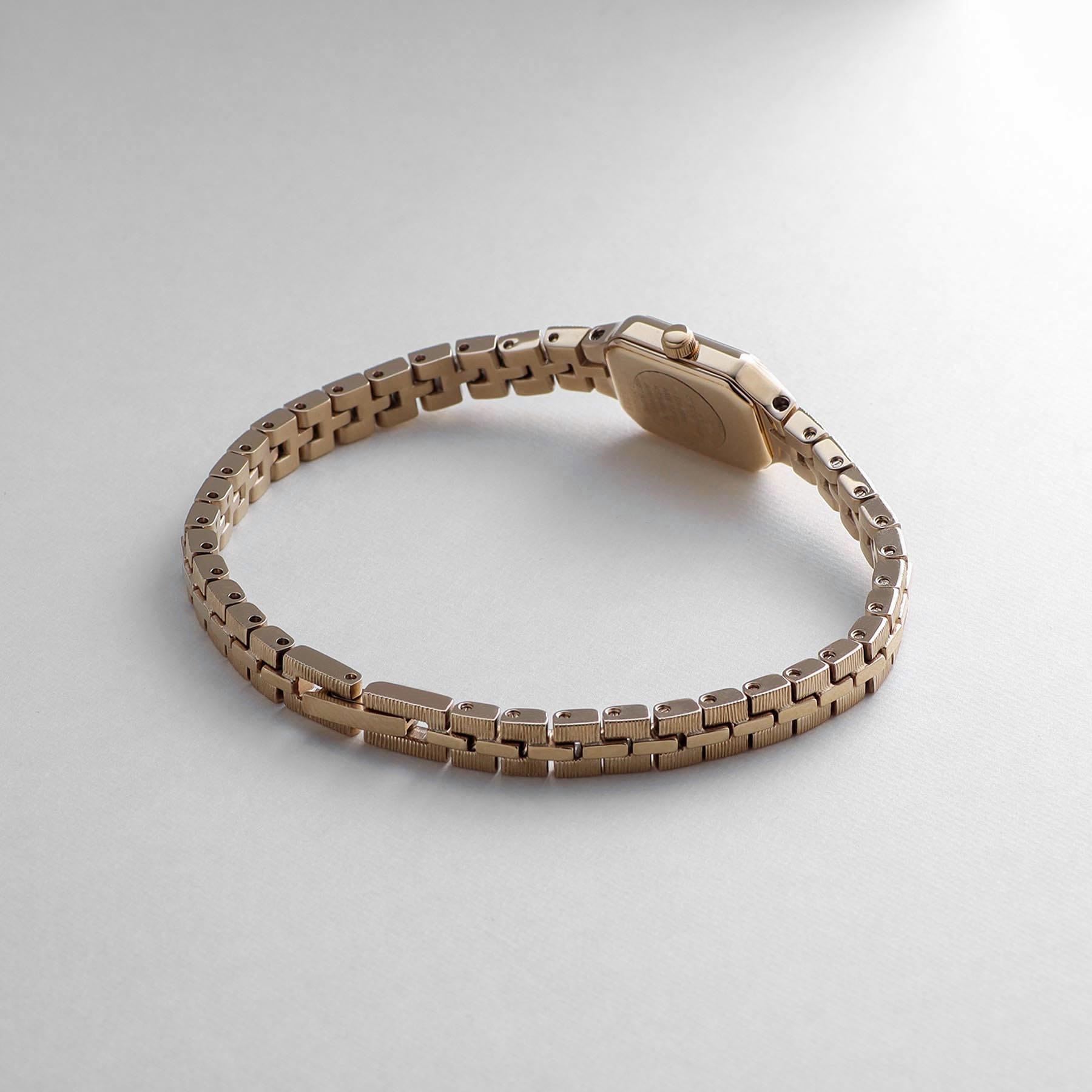 ココシュニック COCOSHNIK RG Kii:別注モデルスクエア ウォッチ(ブラウン) (ローズゴールド(100)) ローズゴールド(100)