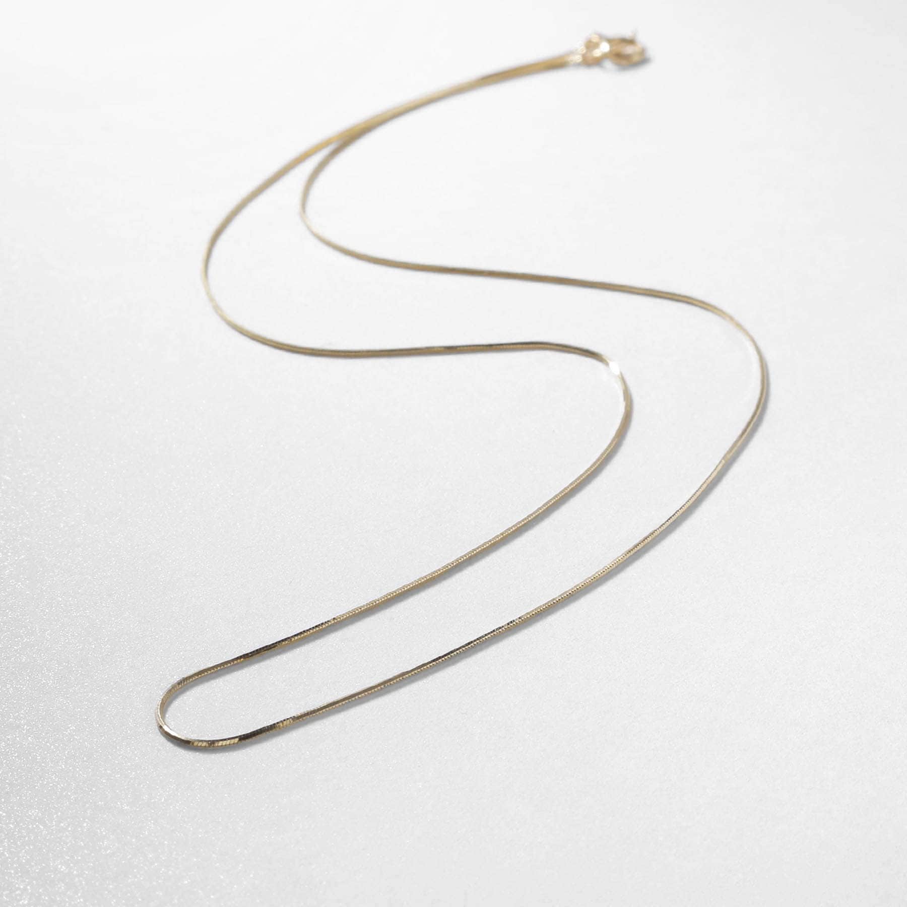 ココシュニック COCOSHNIK K18コンパクトチェーン ネックレス (イエローゴールド(100)) イエローゴールド(100)