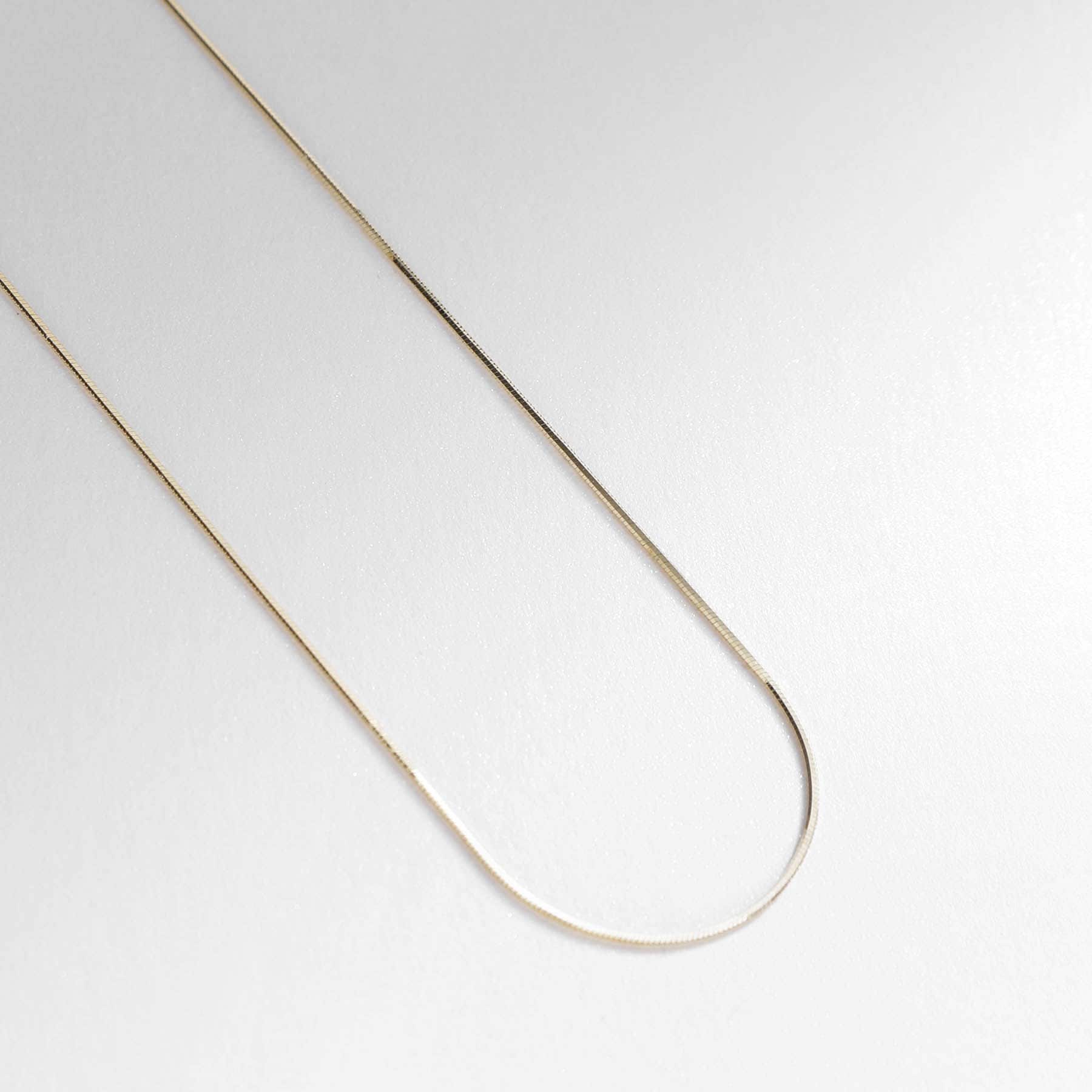 ココシュニック COCOSHNIK K18コンパクトチェーン ネックレス (イエローゴールド(100)) イエローゴールド(100)