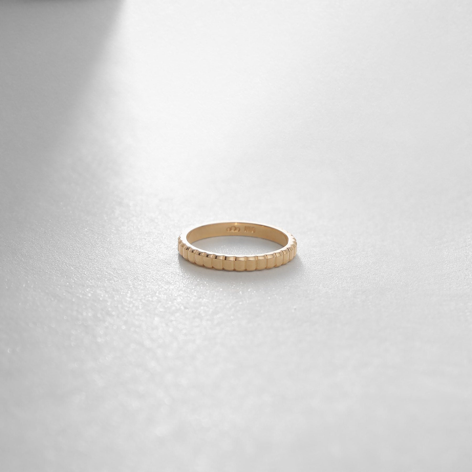 COCOSHNIK COCOSHNIK K10加德倫切割 小指戒指