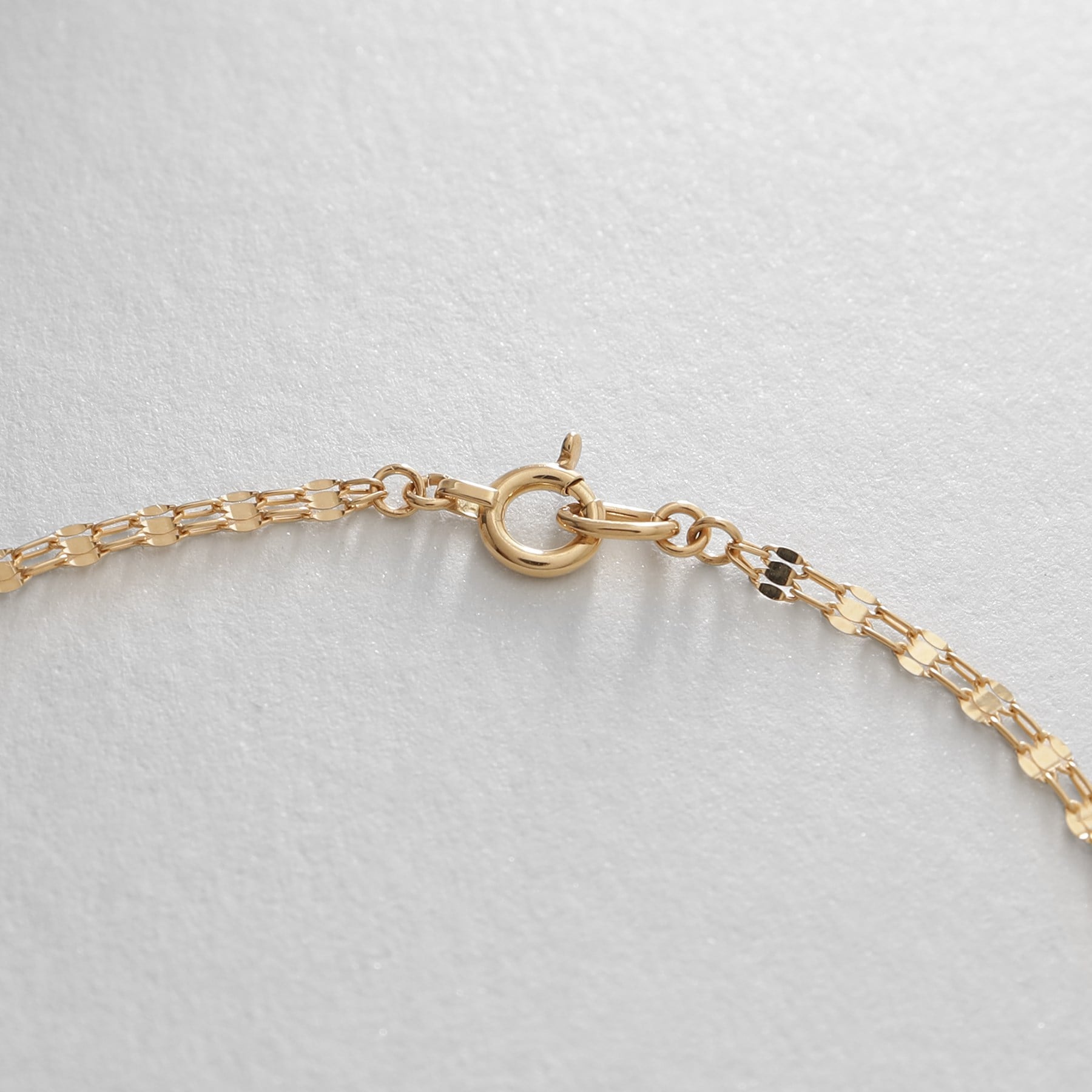 ココシュニック COCOSHNIK K18ダブルフラワークロス ブレスレット (イエローゴールド(100)) イエローゴールド(100)