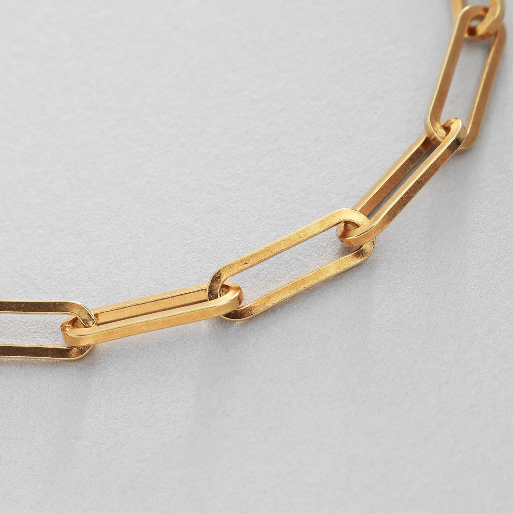 COCOSHNIK ONKITSCH 銀色 設計鍊條 扁平電纜手鍊 GP