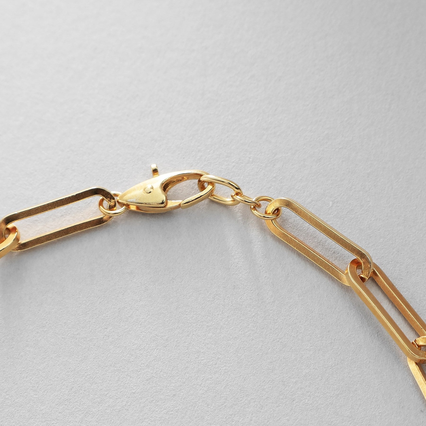 COCOSHNIK ONKITSCH 銀色 設計鍊條 扁平電纜手鍊 GP