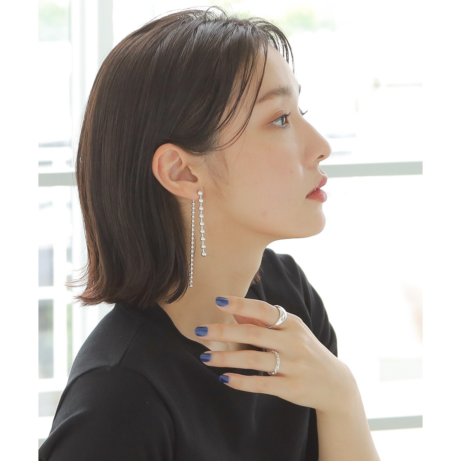 ココシュニック オンキッチュ COCOSHNIK ONKITSCH シルバー チェーンリング グリームチェーン シルバー(600)