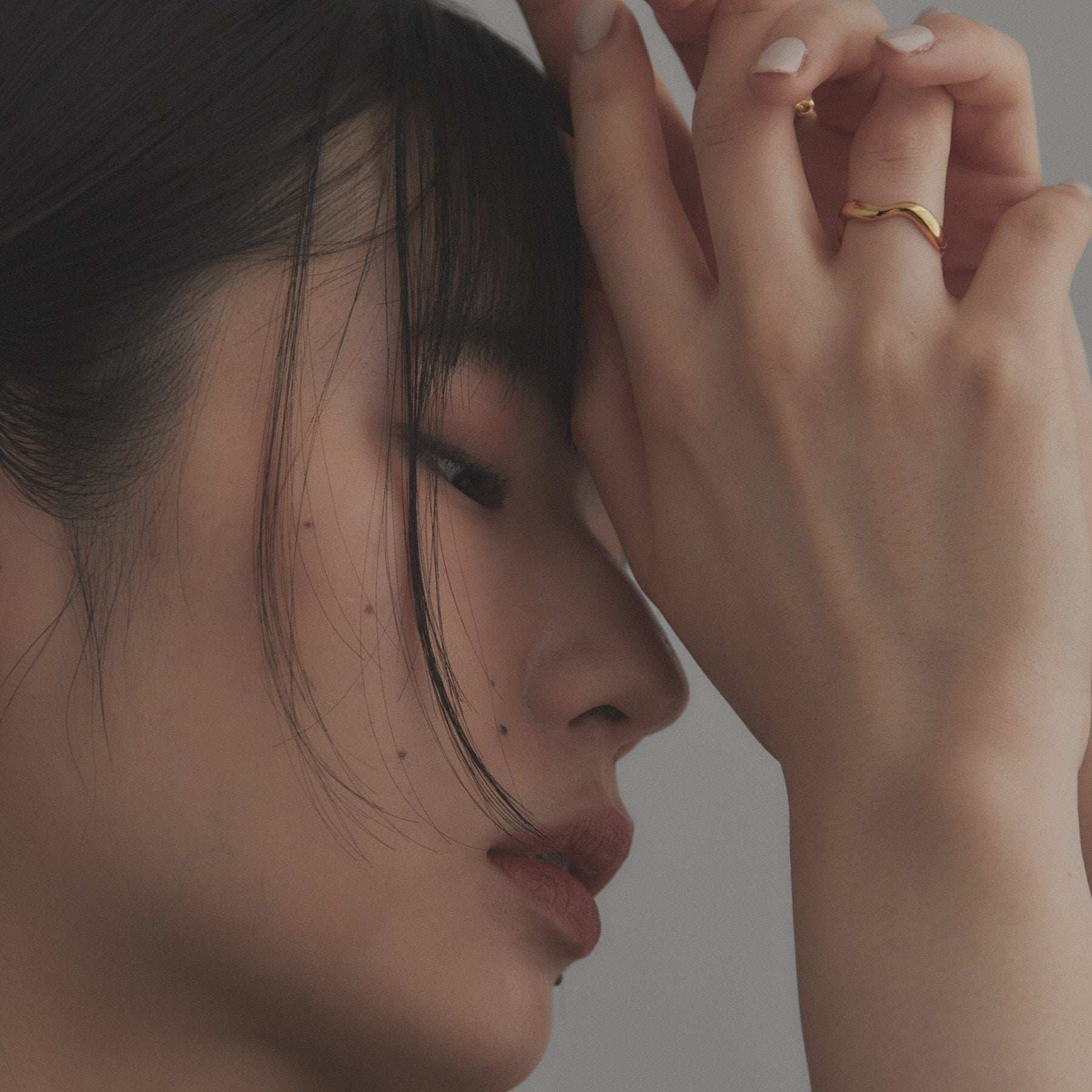 ココシュニック オンキッチュ COCOSHNIK ONKITSCH シルバー ニュアンスリング ウェーブ GP