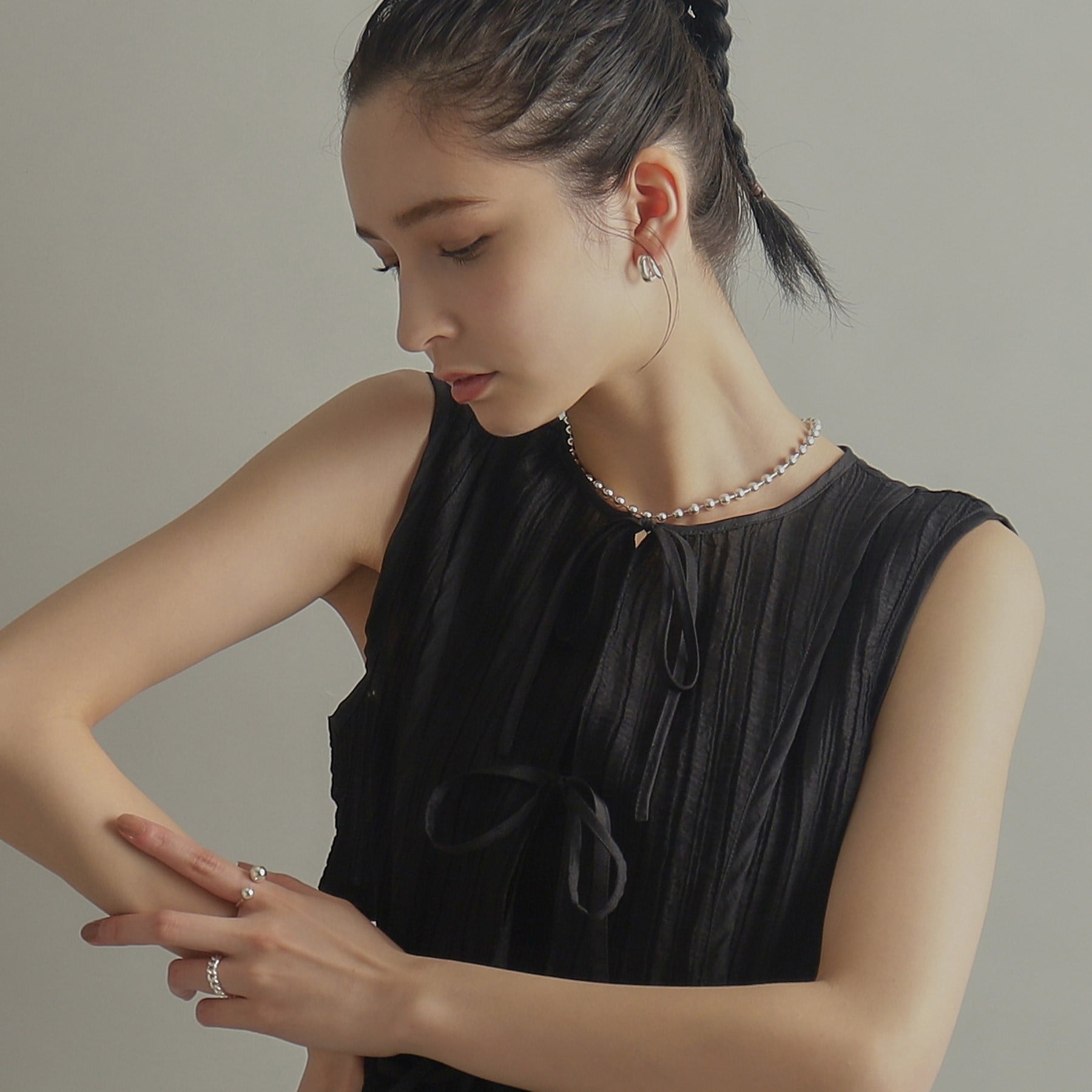 ココシュニック オンキッチュ COCOSHNIK ONKITSCH シルバー ボールオープンリング (シルバー(600)) シルバー(600)