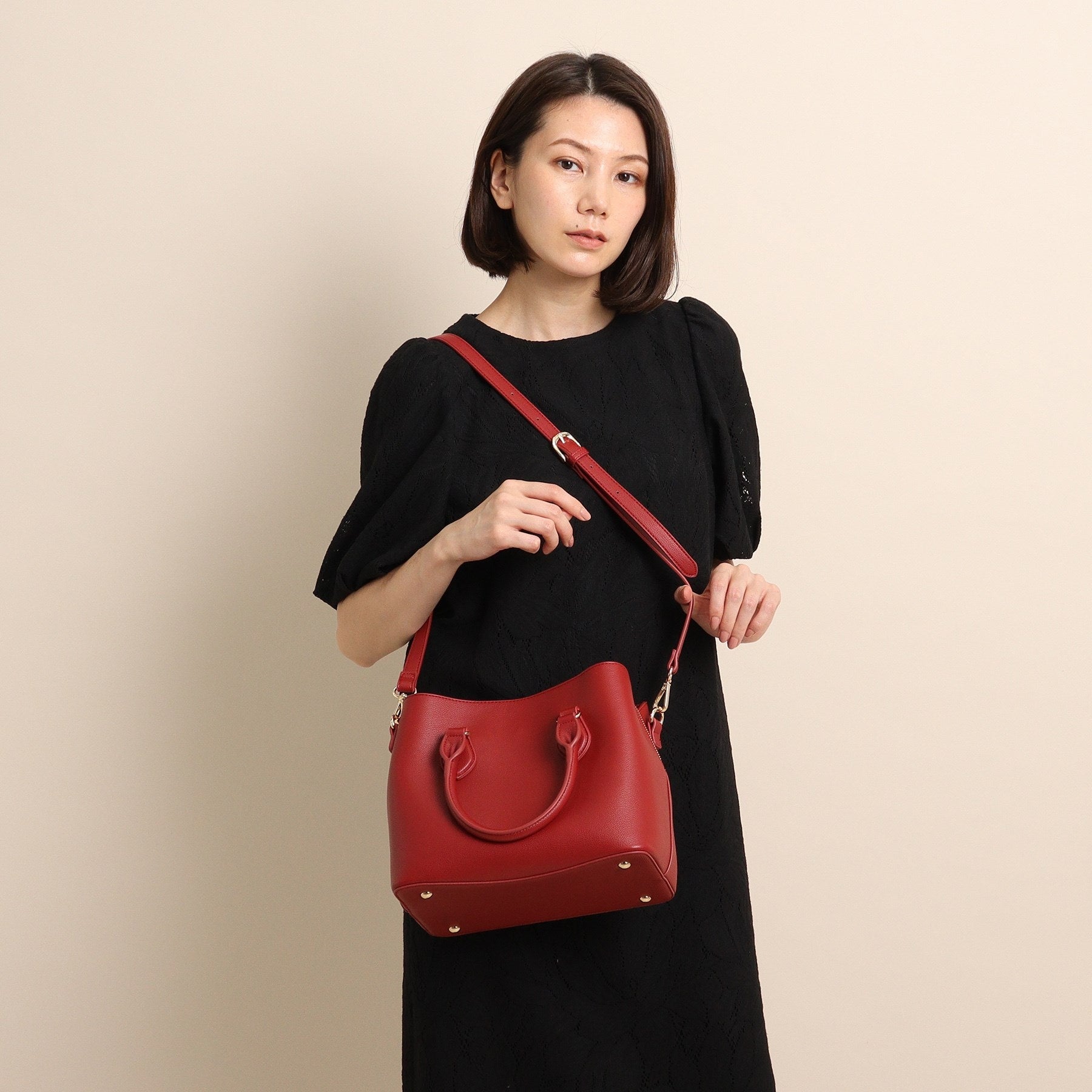 クードシャンス COUP DE CHANCE 【2WAY】クローチェバッグ (グレージュ(050)) グレージュ(050)