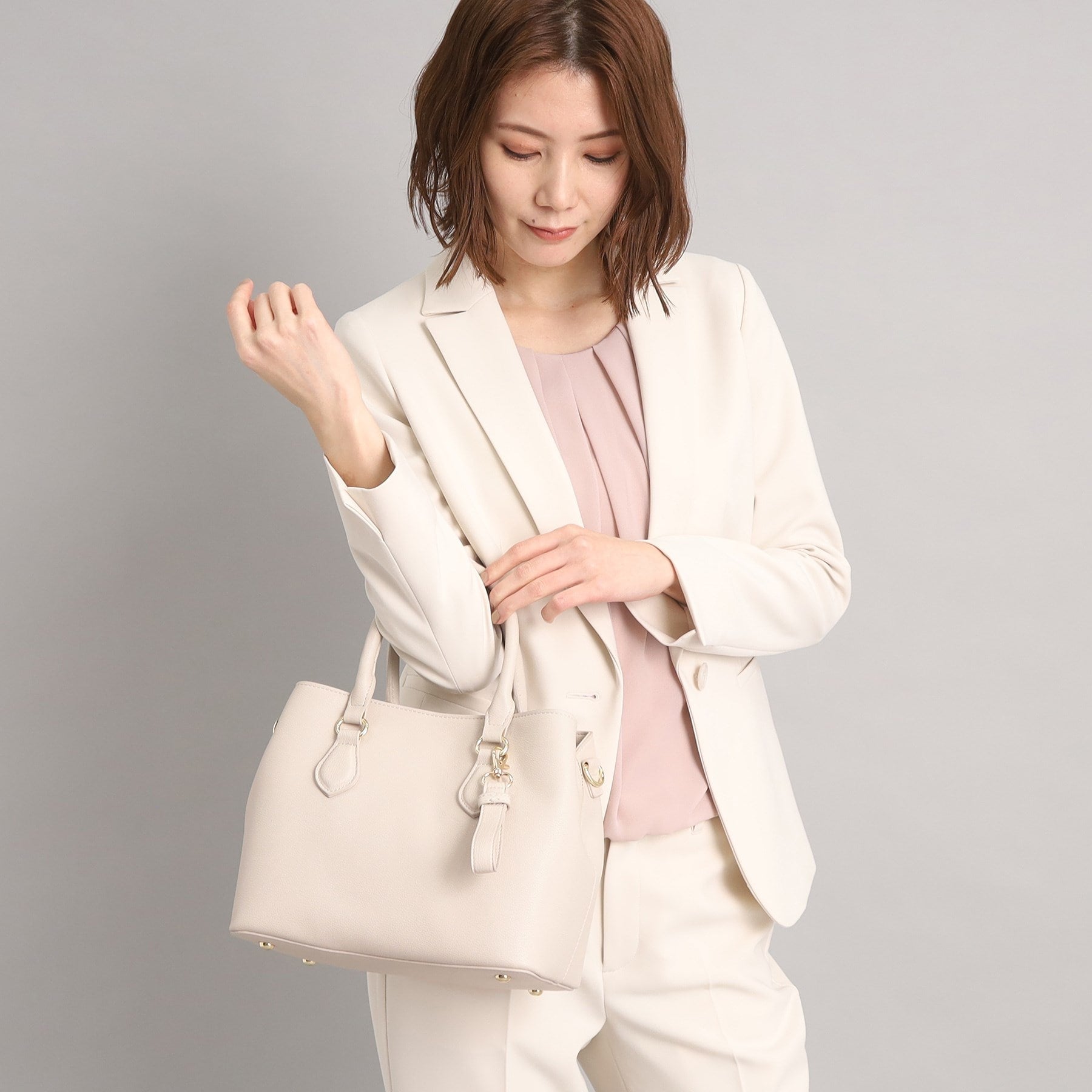 クードシャンス COUP DE CHANCE 【2WAY】クローチェバッグ (グレージュ(050)) グレージュ(050)