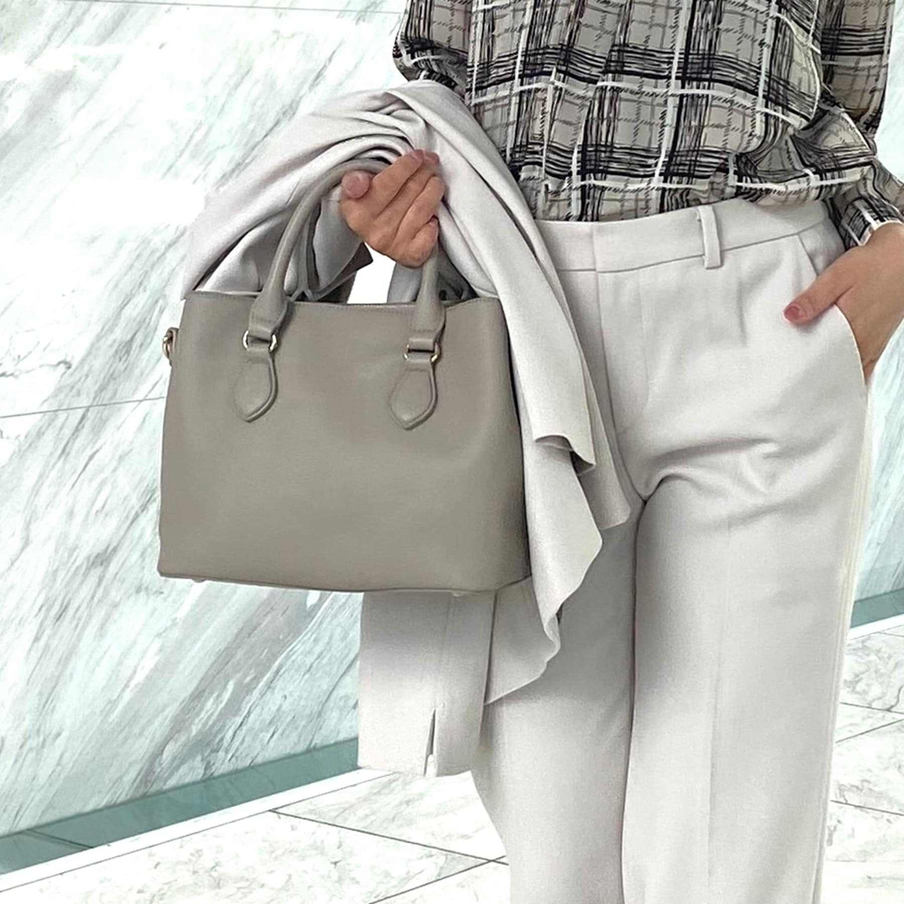 クードシャンス COUP DE CHANCE 【2WAY】クローチェバッグ (グレージュ(050)) グレージュ(050)