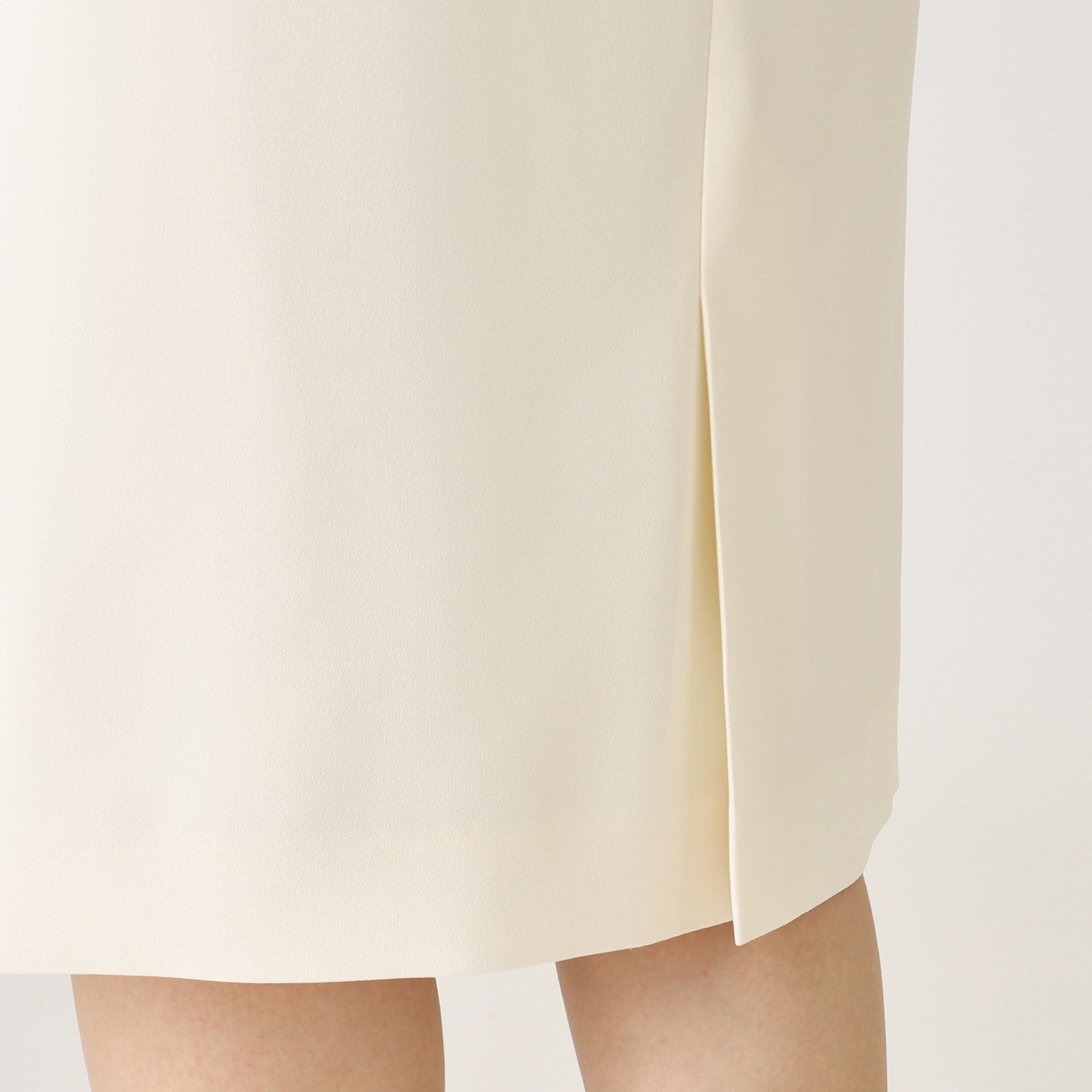 クードシャンス COUP DE CHANCE 【日本製】ドレープが美しい!ねじりデザインスカート (ブラック(019)) ブラック(019)