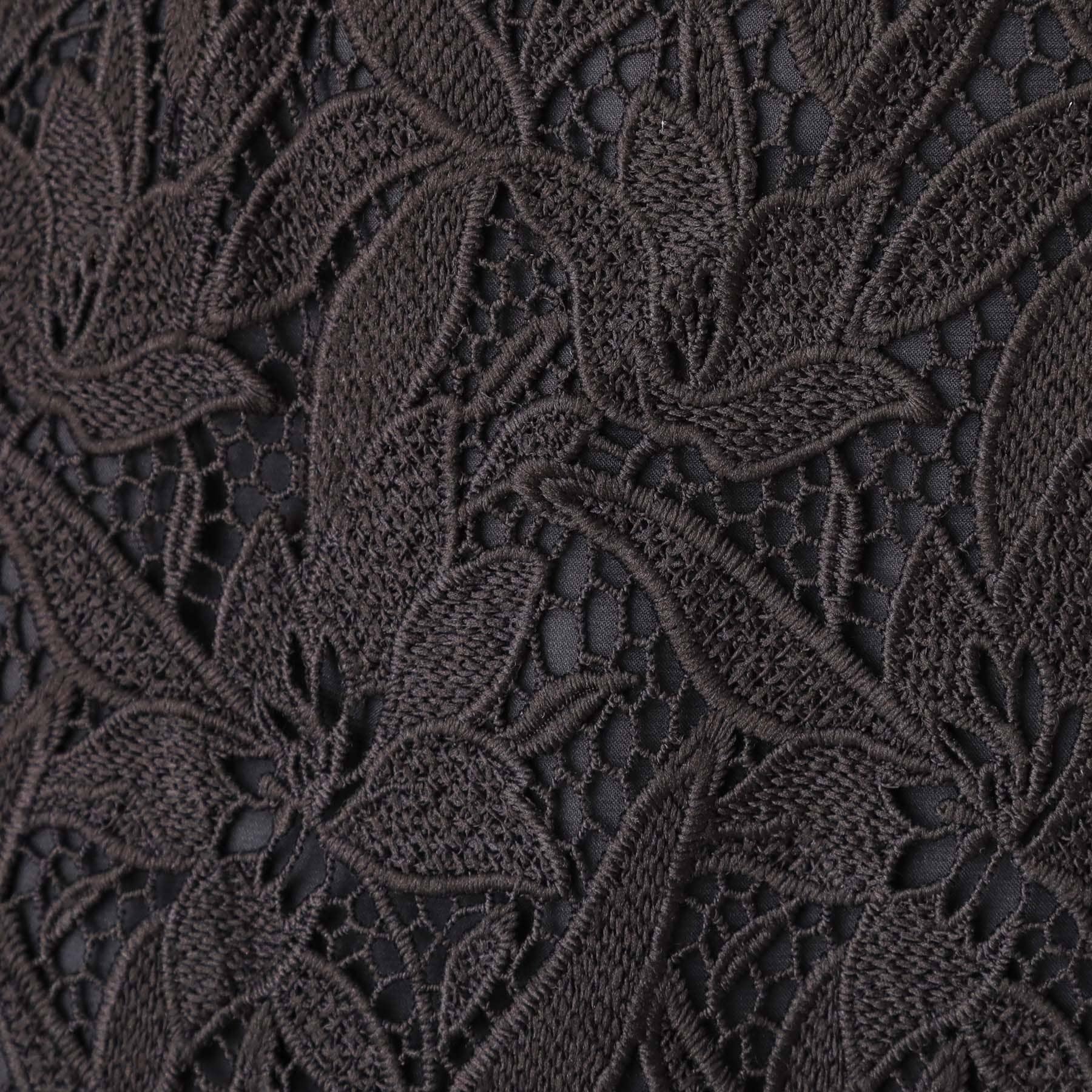 クードシャンス COUP DE CHANCE 【レース/セットアップ可】ストレートシルエットのスカート (ブラック(019)) ブラック(019)