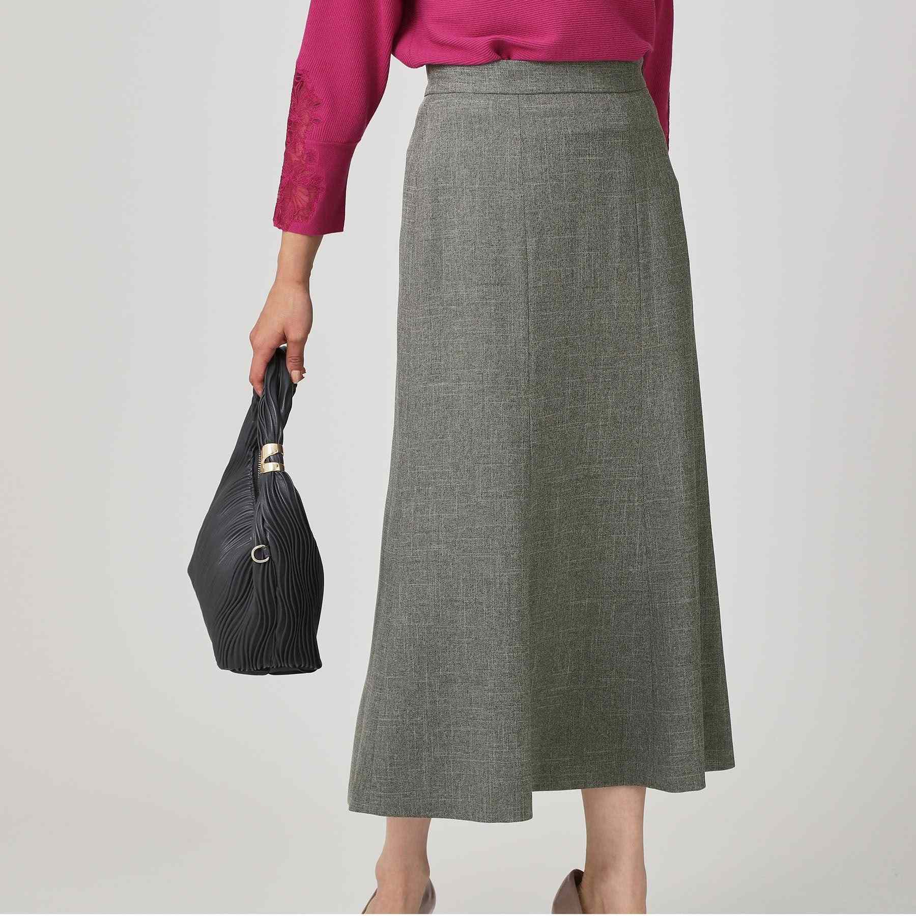 クードシャンス COUP DE CHANCE 【手洗い可/日本製】マーメードシルエットスカート (ブラック(019)) ブラック(019)