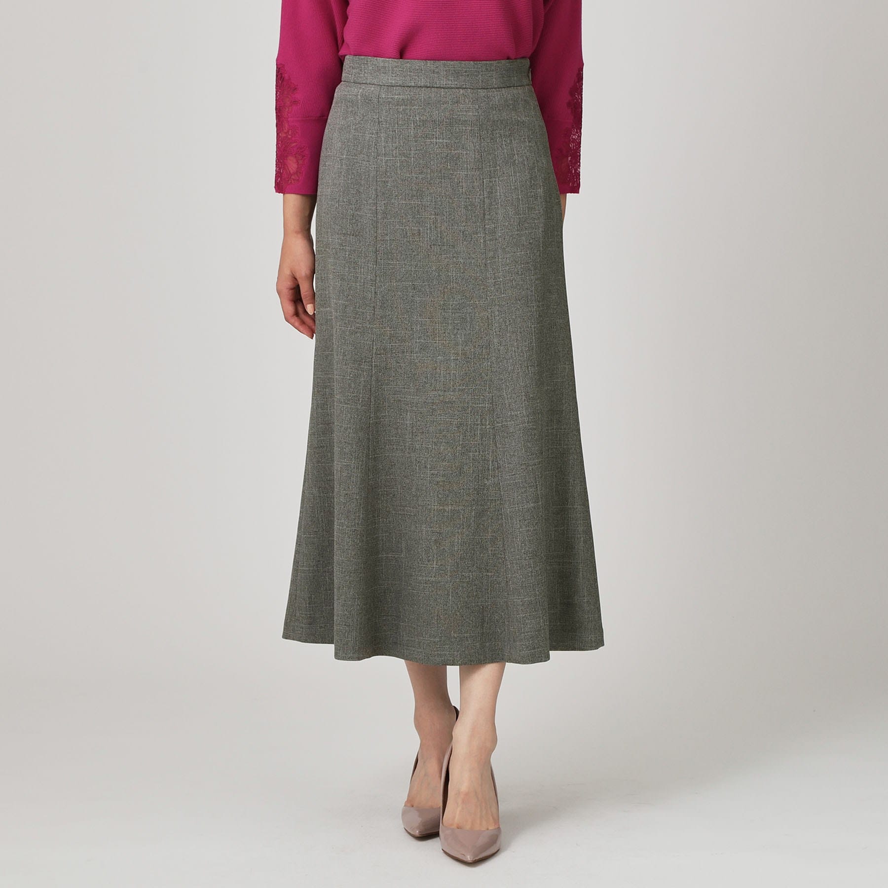 クードシャンス COUP DE CHANCE 【手洗い可/日本製】マーメードシルエットスカート (ブラック(019)) ブラック(019)