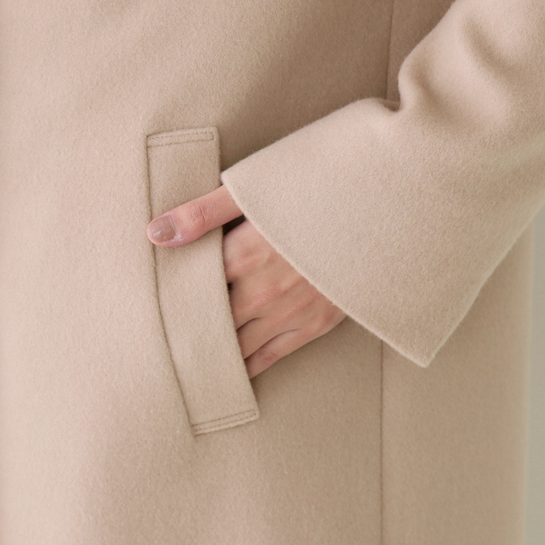 クードシャンス COUP DE CHANCE 【日本製】チェスター風コート (ブラック(019)) ブラック(019)