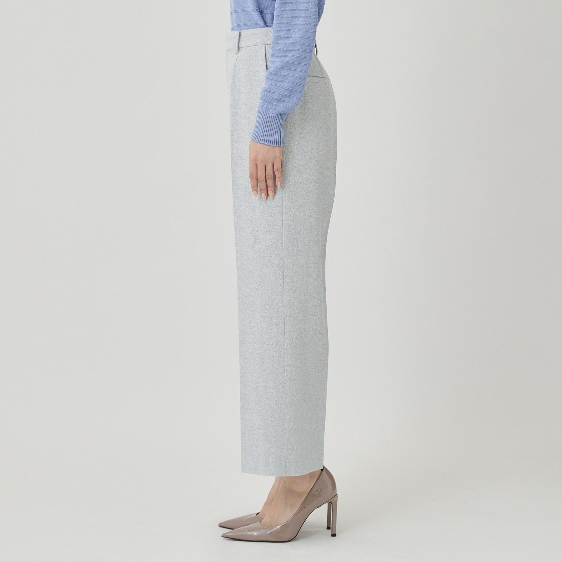 クードシャンス COUP DE CHANCE 【日本製】ラメ入りツイードパンツ (ブラック(019)) ブラック(019)