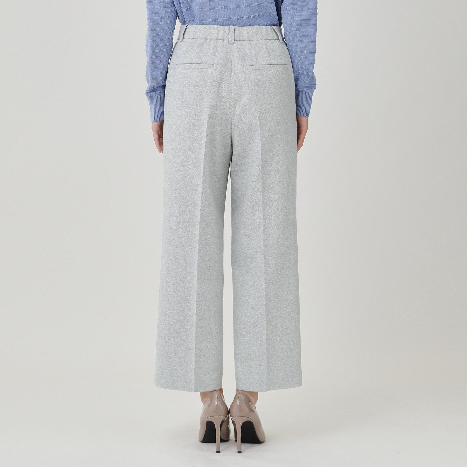 クードシャンス COUP DE CHANCE 【日本製】ラメ入りツイードパンツ (ブラック(019)) ブラック(019)