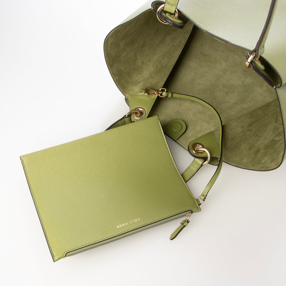 コール ハーン COLE HAAN ミッドタウン ミディアム トート womens (ライトモス) ライトモス