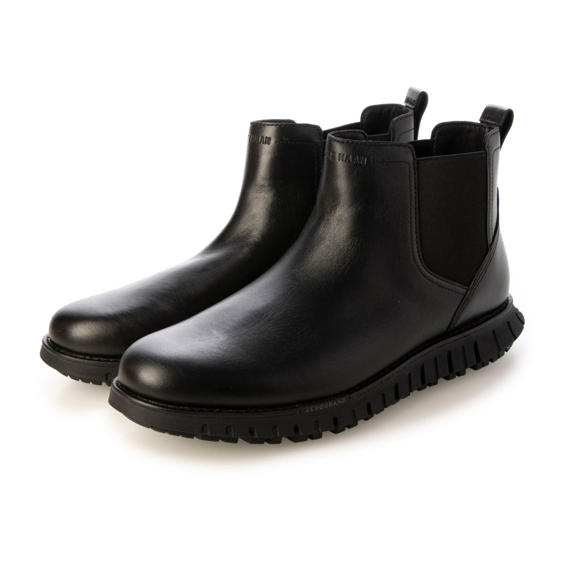 コール ハーン COLE HAAN ゼログランド リマスタード チェルシーブーツ ウォータープルーフ mens,ブラック/ブラック