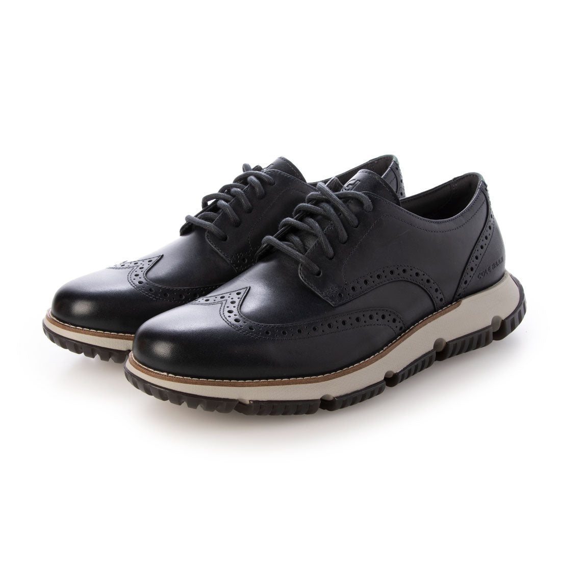 コール ハーン COLE HAAN 4.ゼログランド ウィングチップ ウィンター オックスフォード mens,ブルーベリー/ドゥリズル