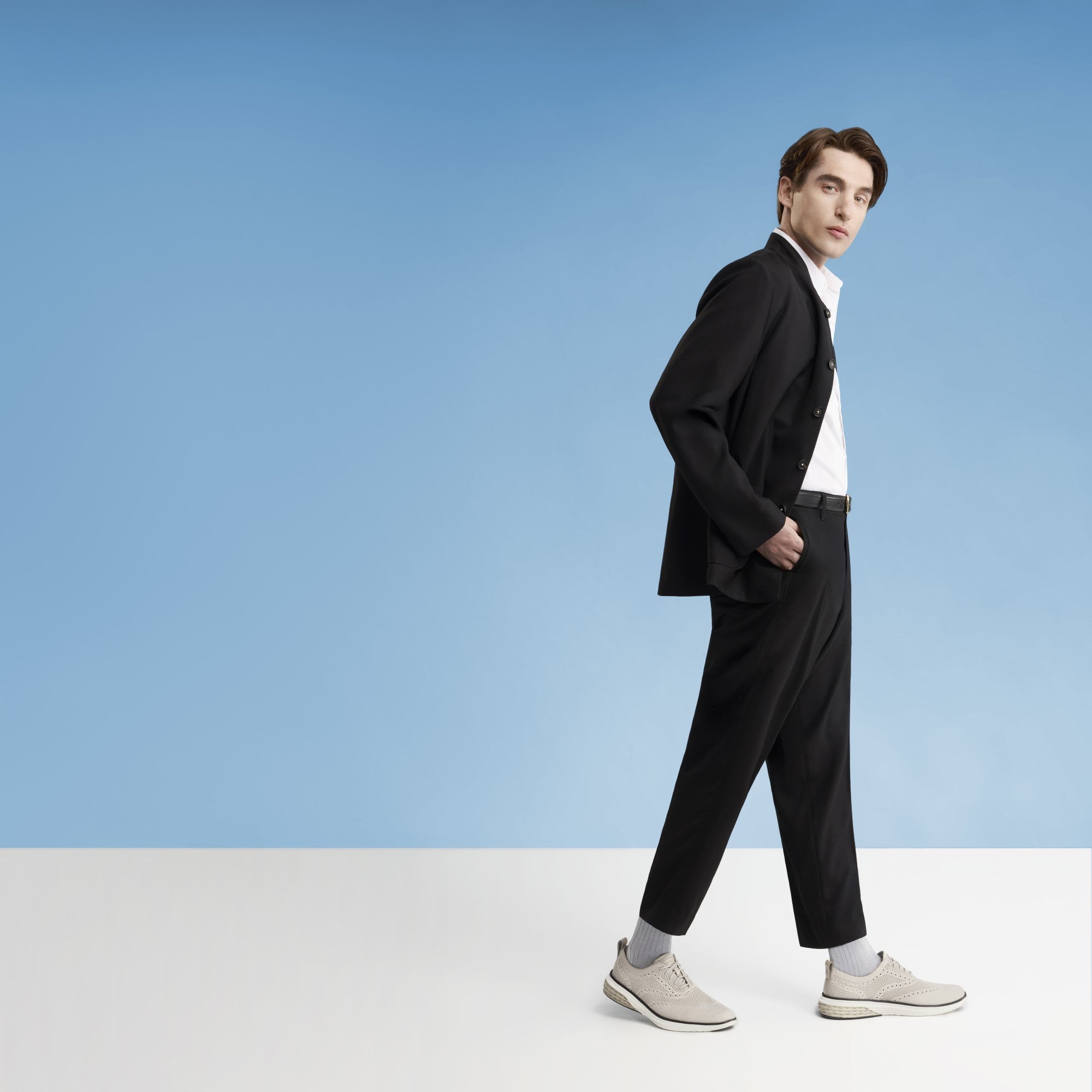 コール ハーン COLE HAAN グランド ハリオン スティッチライト ウィングチップ オックスフォード mens (ダヴ/パロマ/オプティックホワイト) ダヴ/パロマ/オプティックホワイト