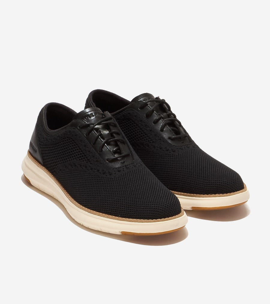 コール ハーン COLE HAAN グランド リミックス ニット オックスフォード mens (ブラック/アイボリー) ブラック/アイボリー