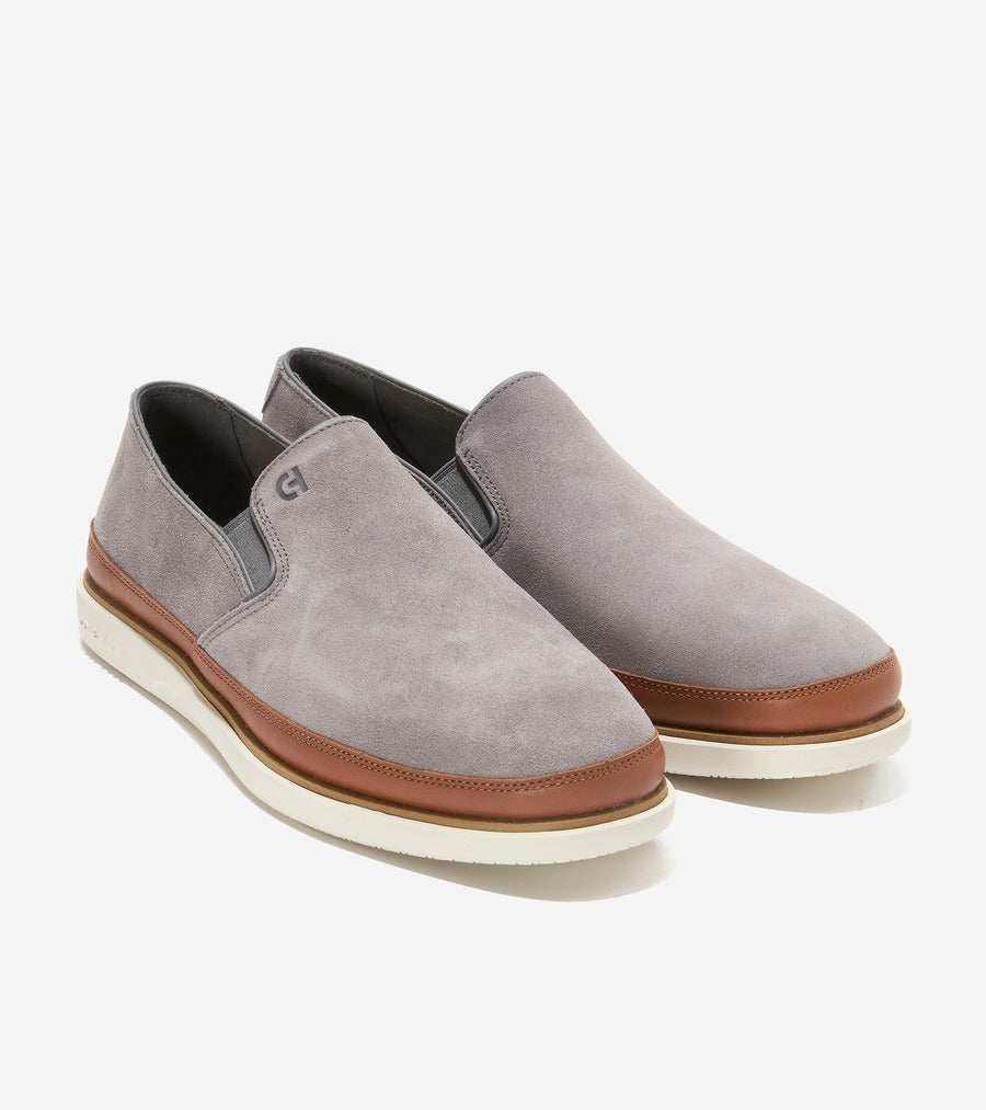 コール ハーン COLE HAAN グランドプロ ストローポイント ツインゴア mens (クワイエットシェード/CHダークセコイア/アイボリー) クワイエットシェード/CHダークセコイア/アイボリー