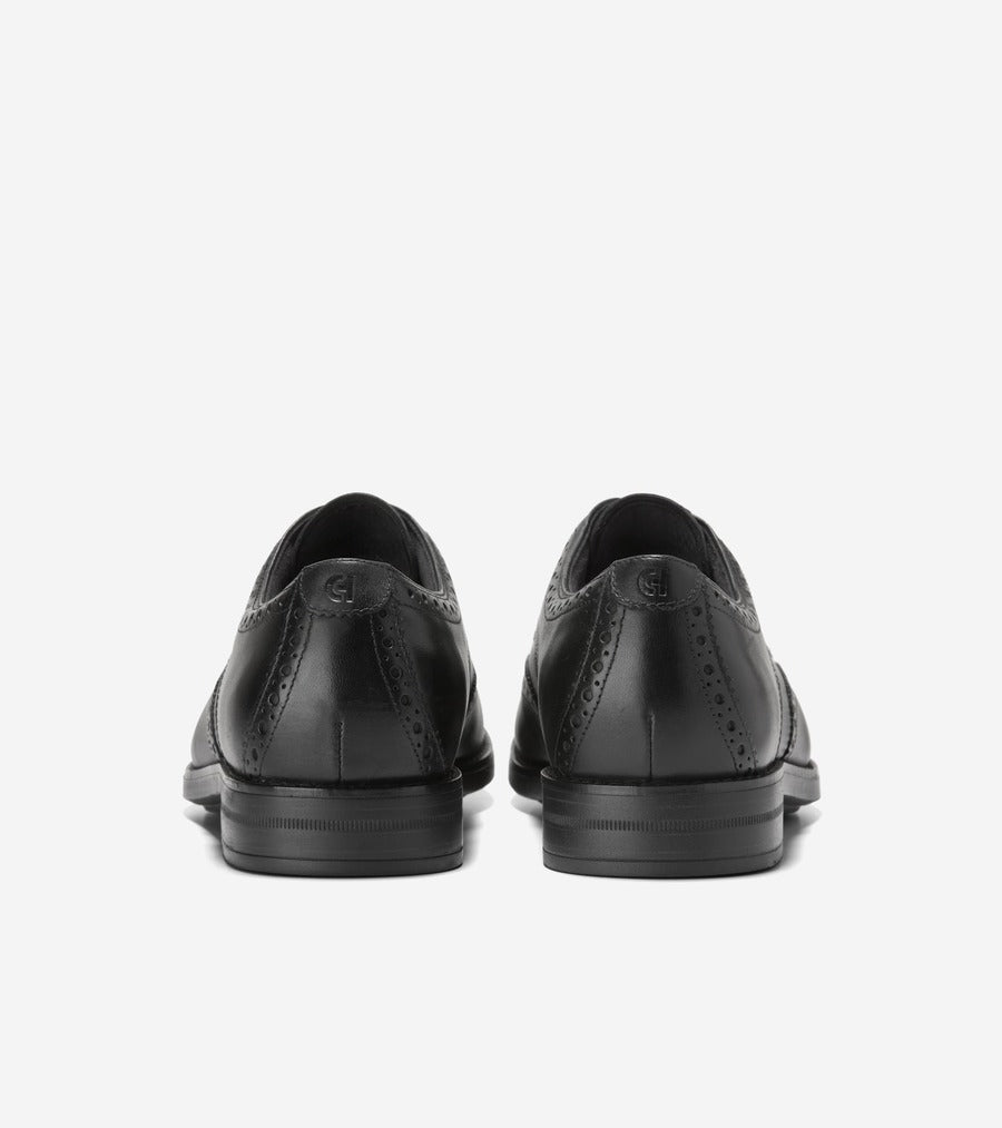 コール ハーン COLE HAAN ハーモン グランド ウィングチップ オックスフォード mens (ブラック/ブラック ウォーターレジスタント) ブラック/ブラック ウォーターレジスタント