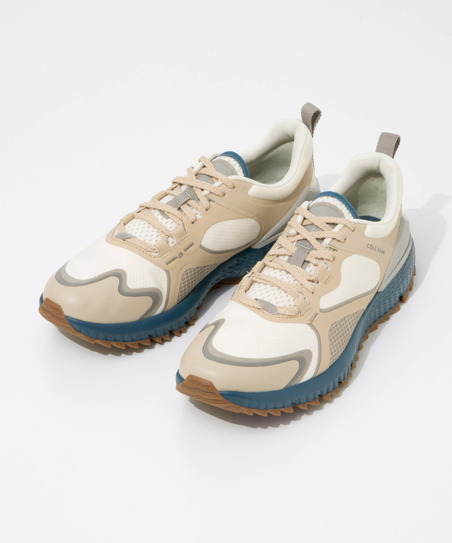 コール ハーン COLE HAAN コールハーン COLE HAAN GRAND OS グランドシリーズ ZEROGRAND OVERTAKE II GOLF ゼログランド オーバーテイク ゴルフ mens. C40 (IVORY / PALOMA / DARK BLUE WP) IVORY / PALOMA / DARK BLUE WP