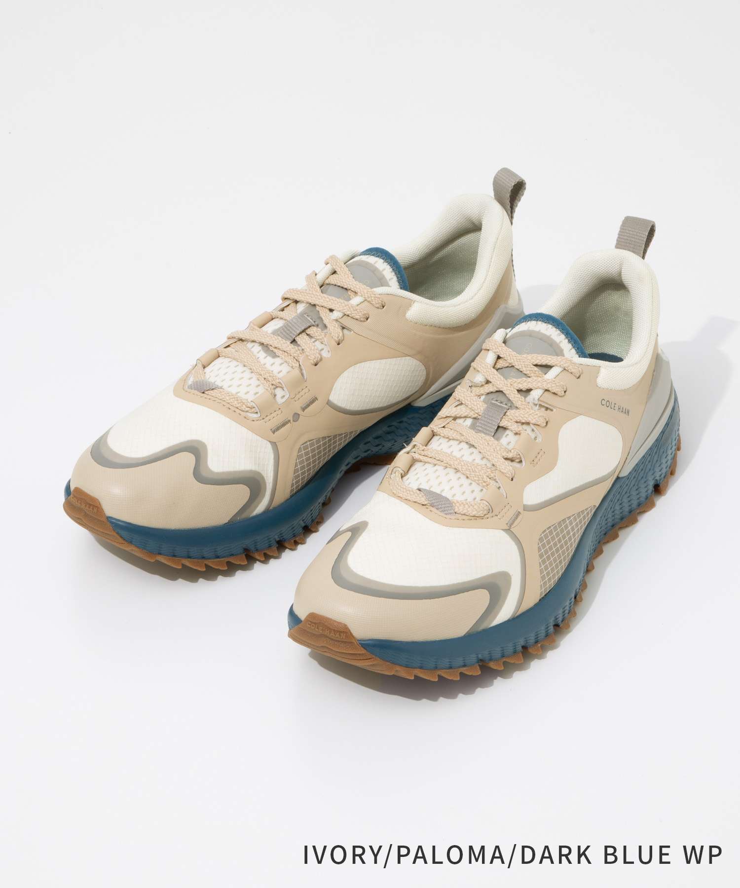 コール ハーン COLE HAAN コールハーン COLE HAAN GRAND OS グランドシリーズ ZEROGRAND OVERTAKE II GOLF ゼログランド オーバーテイク ゴルフ mens. C40 (IVORY / PALOMA / DARK BLUE WP) IVORY / PALOMA / DARK BLUE WP