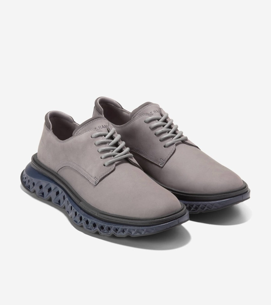 コール ハーン COLE HAAN 5.ゼログランド プレーントゥオックスフォード mens (クワイエットシェード ヌバック/レイヴン/ミッドナイトムーン) クワイエットシェード ヌバック/レイヴン/ミッドナイトムーン