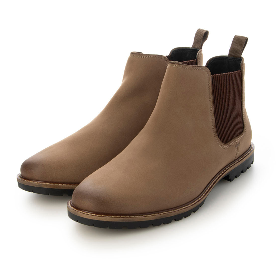 コール ハーン COLE HAAN ミッドランド ラグ チェルシーブーツ mens,CHトリュフヌバック/ブラックウォーターレジスタント