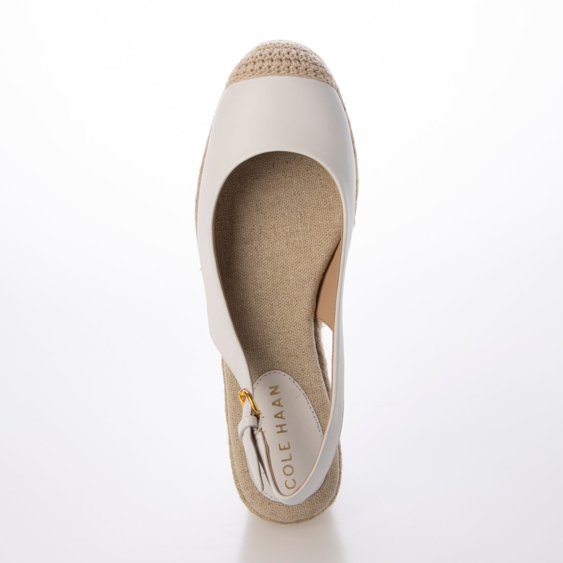 コール ハーン COLE HAAN クラウドフィール エスパドリーユ ウェッジ スリング 80MM II womens (ホワイト レザー) ホワイト レザー