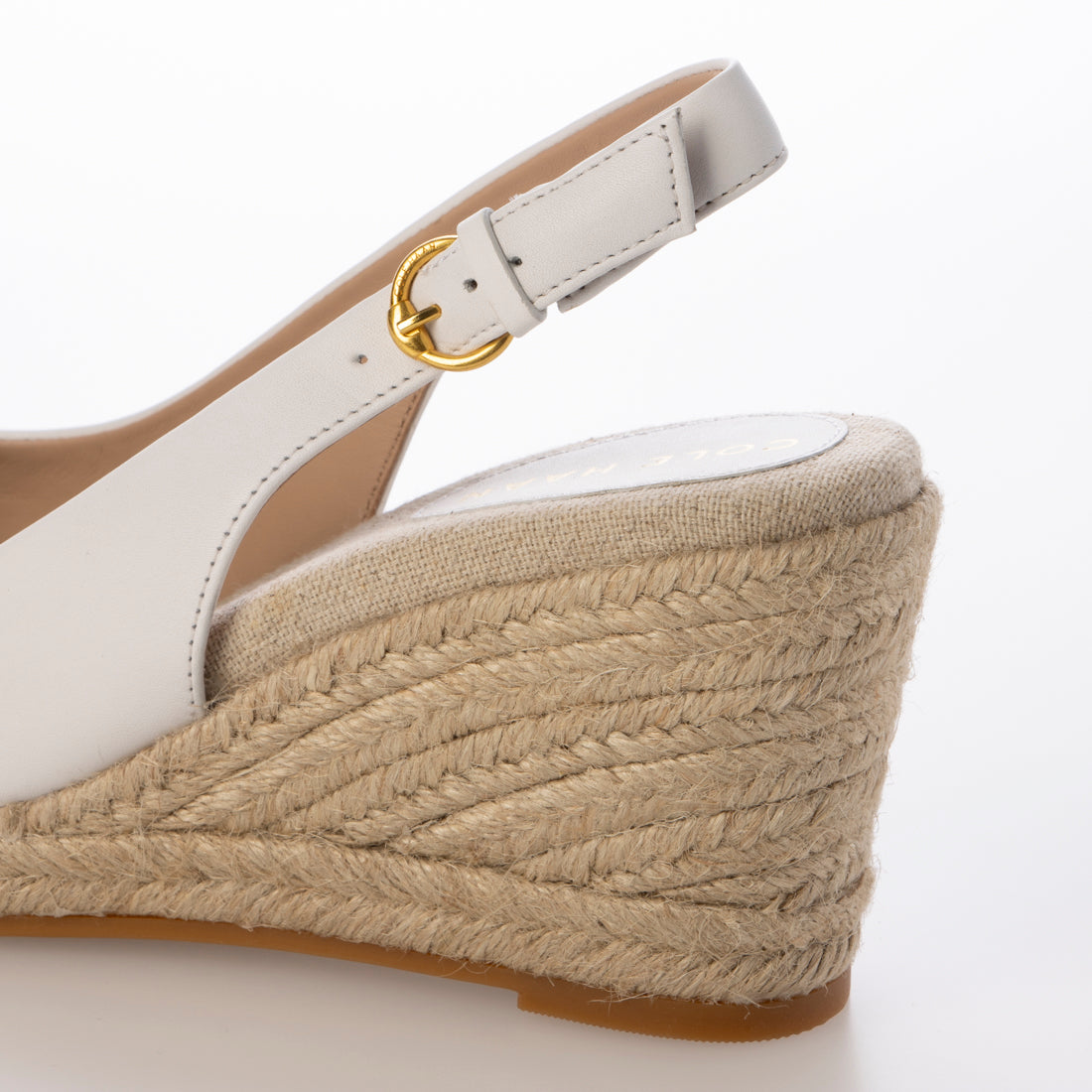 コール ハーン COLE HAAN クラウドフィール エスパドリーユ ウェッジ スリング 80MM II womens (ホワイト レザー) ホワイト レザー