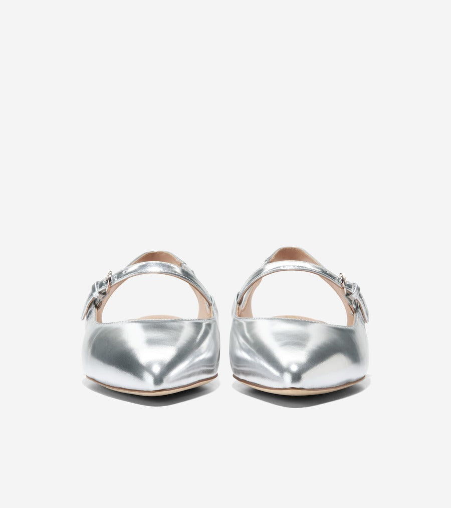 コール ハーン COLE HAAN アニヤ スリングバック フラット womens (シルバースペッチオ) シルバースペッチオ