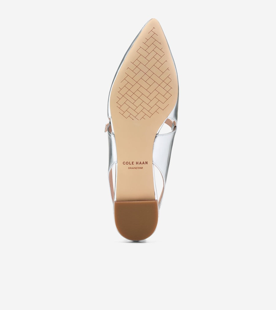 コール ハーン COLE HAAN アニヤ スリングバック フラット womens (シルバースペッチオ) シルバースペッチオ