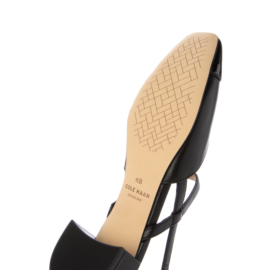 コール ハーン COLE HAAN ペラ ブロックヒール スリング 35mm womens (ブラック レザー) ブラック レザー