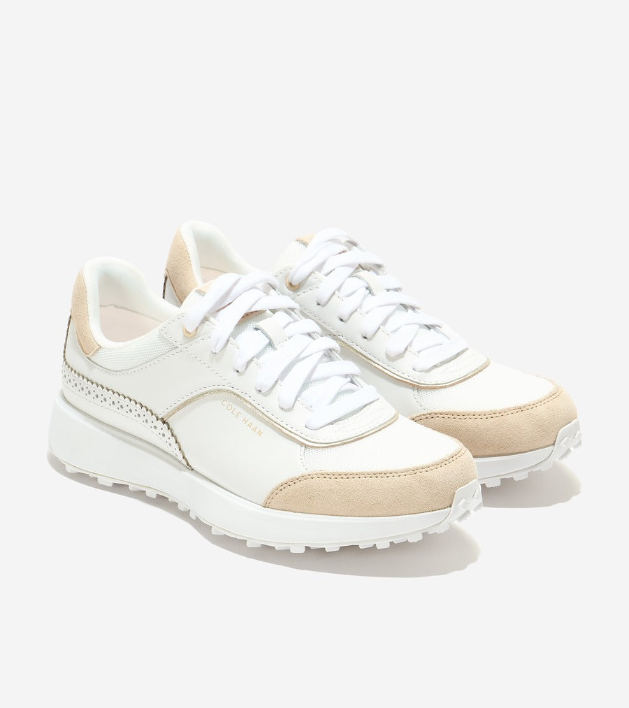 コール ハーン COLE HAAN グランド クロスコート ハレット ランナー womens (ホワイト / オート スエード / ガム) ホワイト / オート スエード / ガム