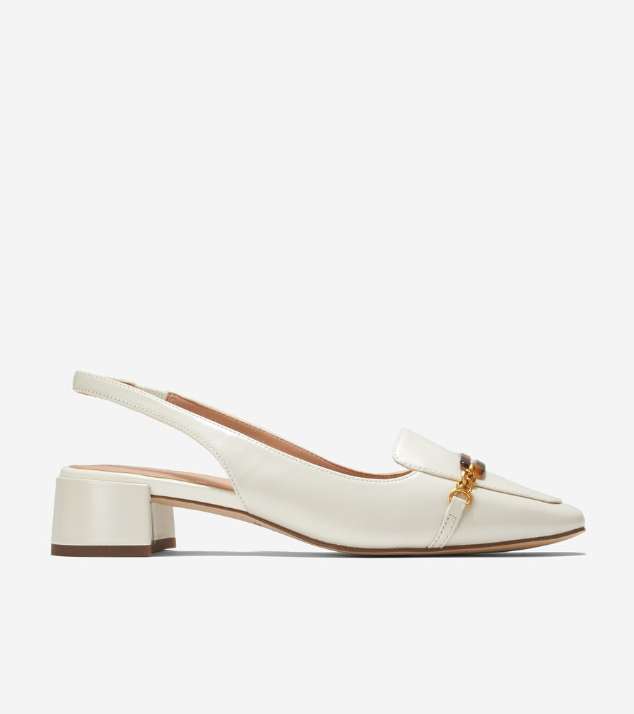 コール ハーン COLE HAAN ペンレー スリングバック パンプ womens (アイボリーボックス レザー) アイボリーボックス レザー