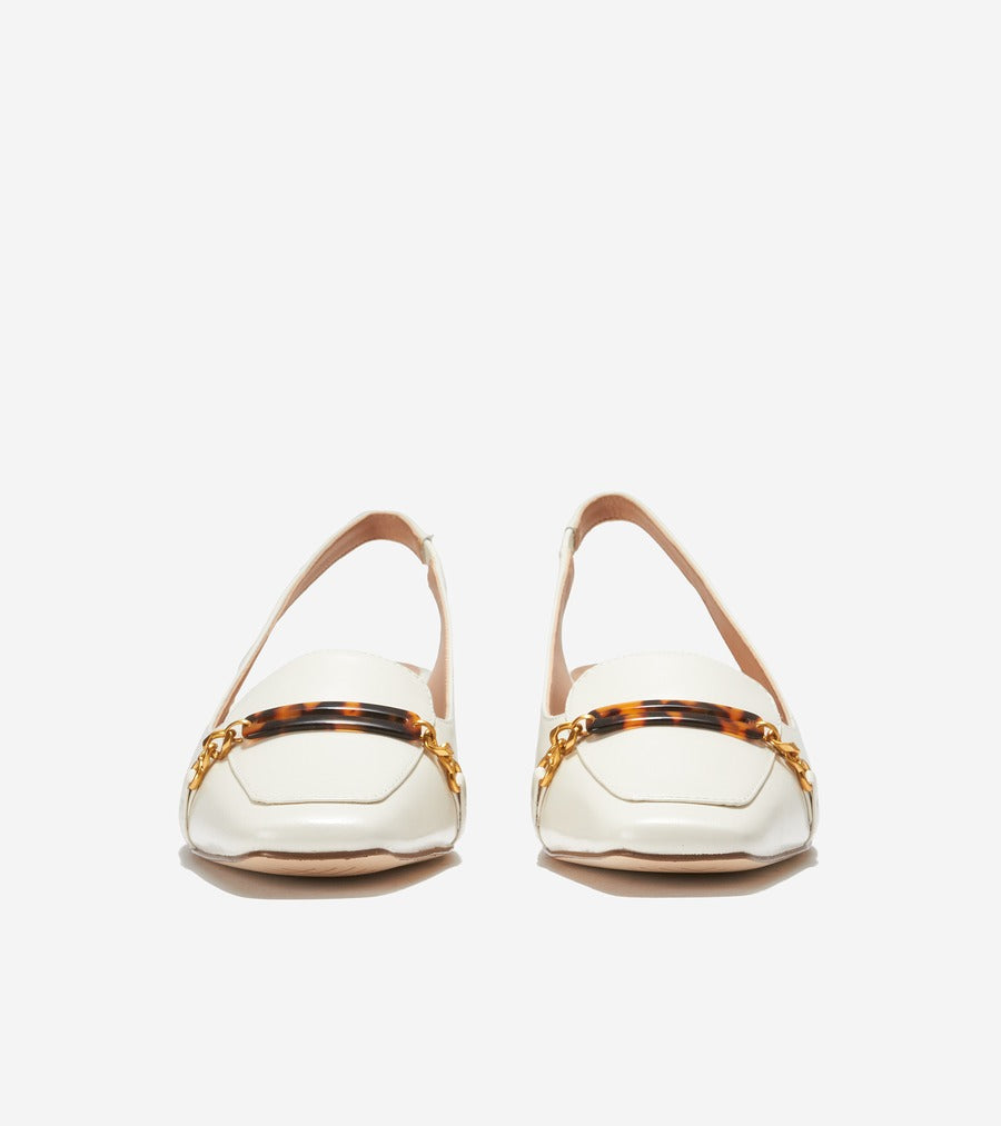 コール ハーン COLE HAAN ペンレー スリングバック パンプ womens (アイボリーボックス レザー) アイボリーボックス レザー