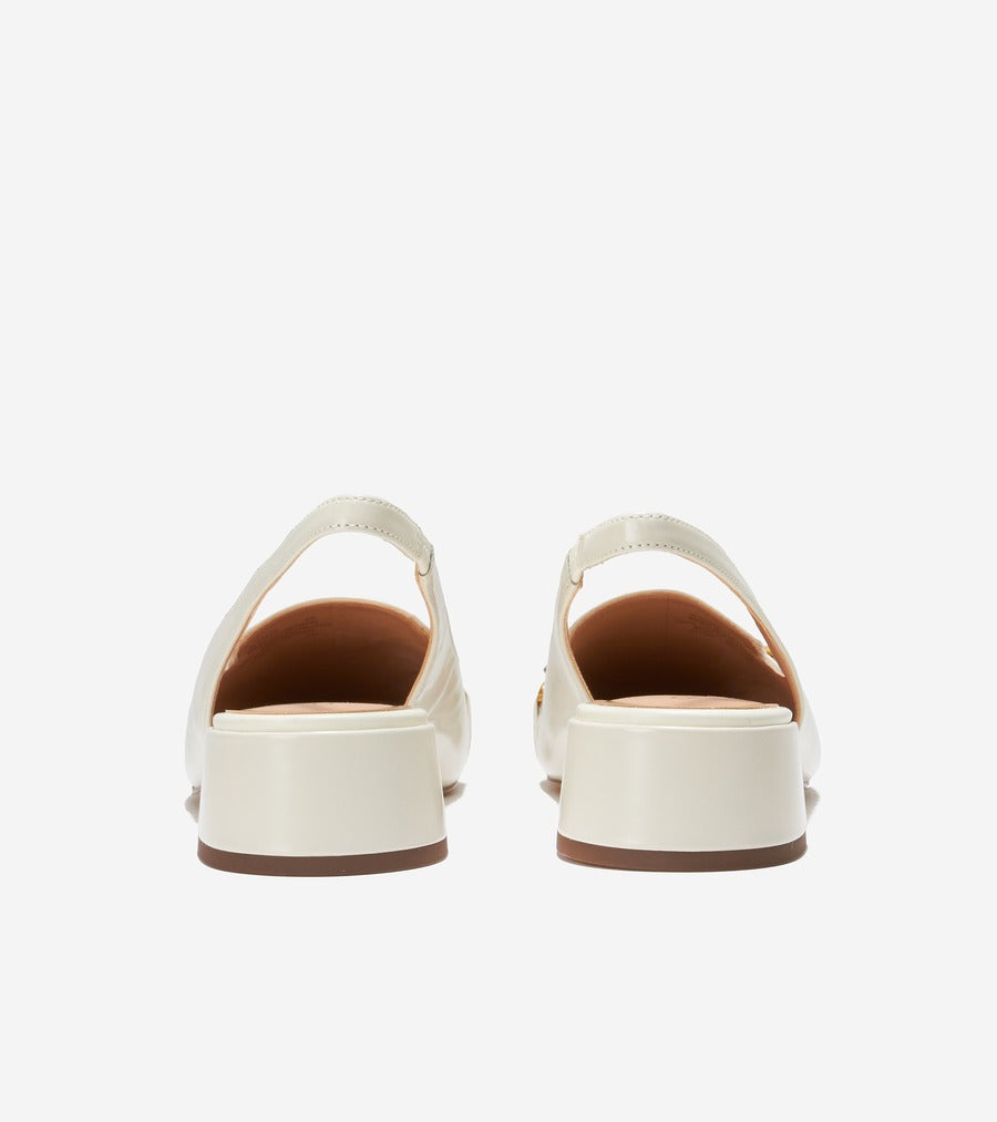 コール ハーン COLE HAAN ペンレー スリングバック パンプ womens (アイボリーボックス レザー) アイボリーボックス レザー