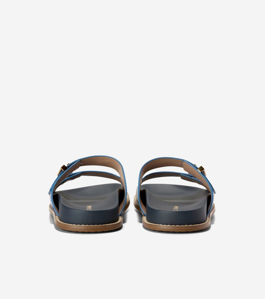 コール ハーン COLE HAAN マリソル フットベッド サンダル womens (ダッチ ブルー スエード / ネイビー ブレザー レザー) ダッチ ブルー スエード / ネイビー ブレザー レザー