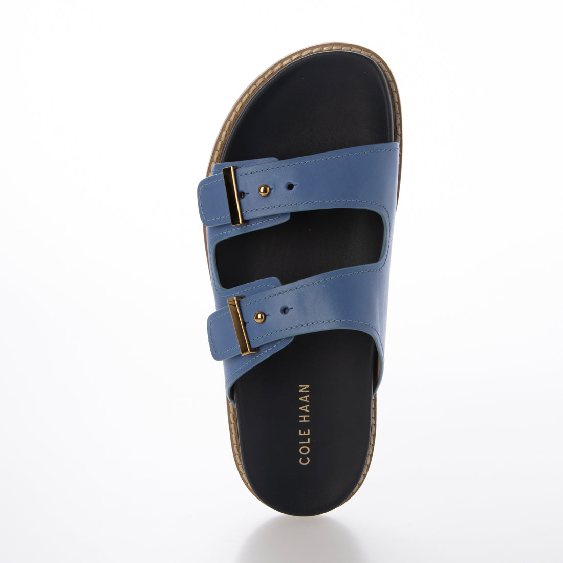 コール ハーン COLE HAAN マリソル フットベッド サンダル womens (ダッチ ブルー スエード / ネイビー ブレザー レザー) ダッチ ブルー スエード / ネイビー ブレザー レザー