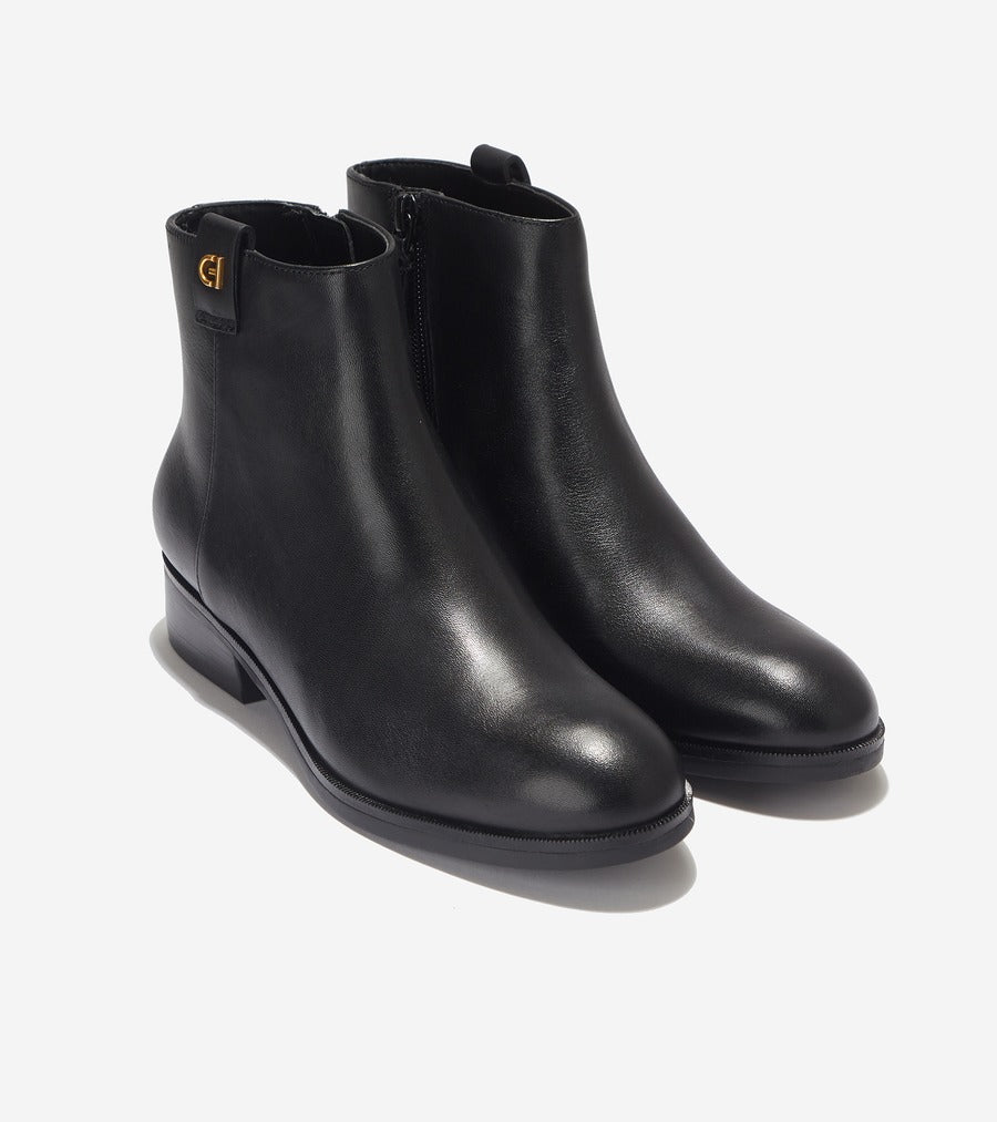 コール ハーン COLE HAAN リー ブーティー womens (ブラック レザー) ブラック レザー