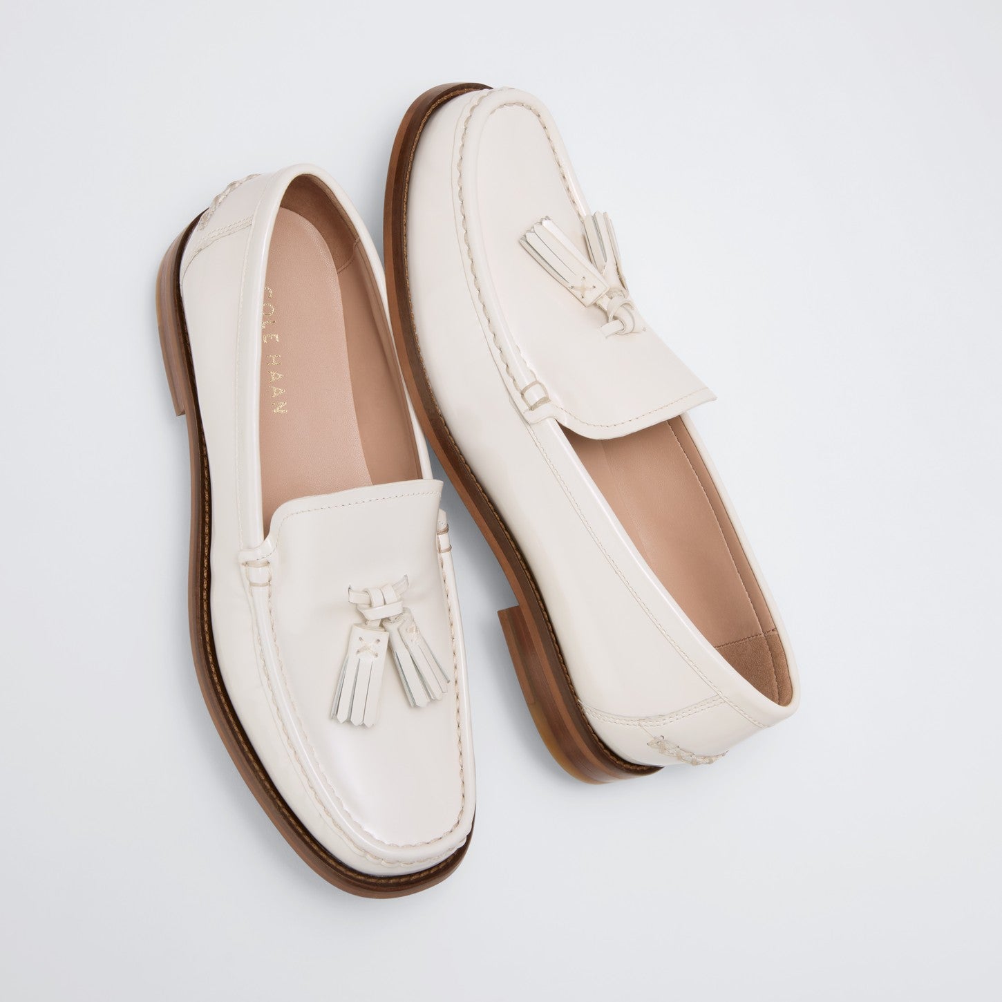 コール ハーン COLE HAAN ラナ ラックス タッセル ローファー womens (アイボリー ボックス レザー) アイボリー ボックス レザー