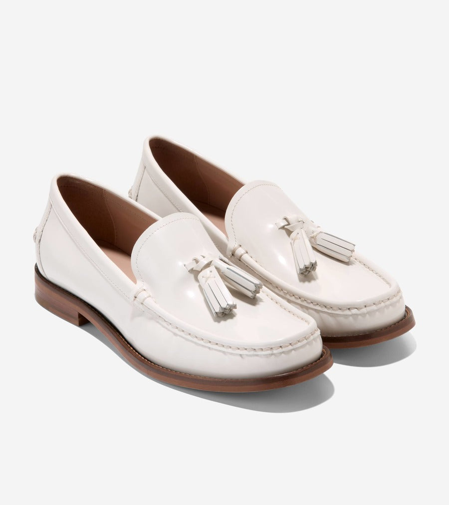 コール ハーン COLE HAAN ラナ ラックス タッセル ローファー womens (アイボリー ボックス レザー) アイボリー ボックス レザー